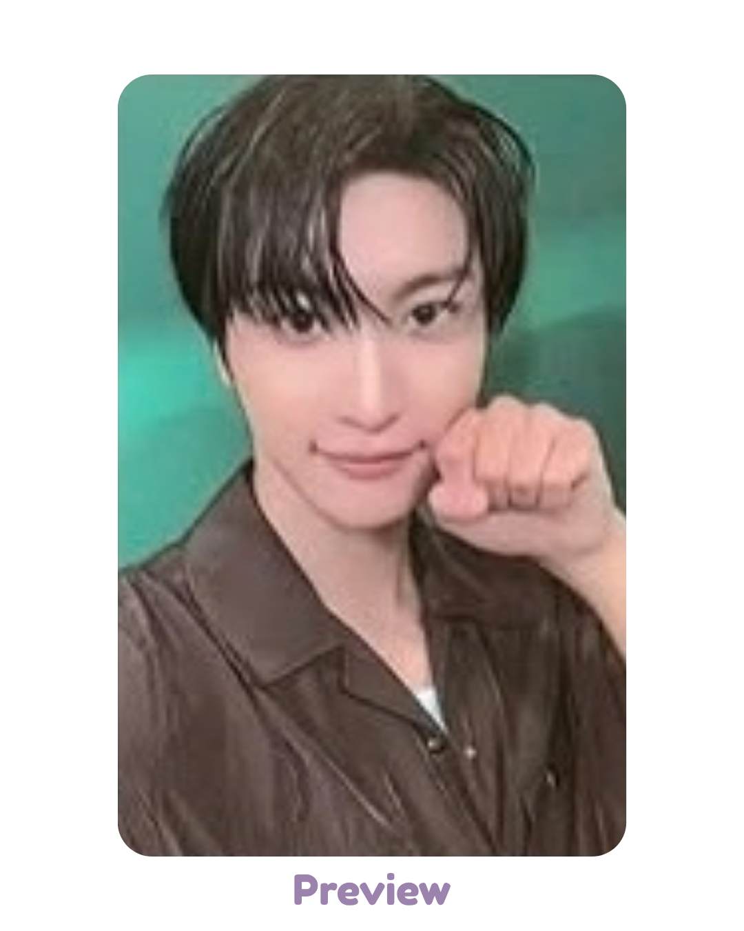 Seonghwa SNS+80K Lucky Draw ver. Photocard Purchase Benefit Blue Drift 8th Anniversary Exhibition ATEEZ
