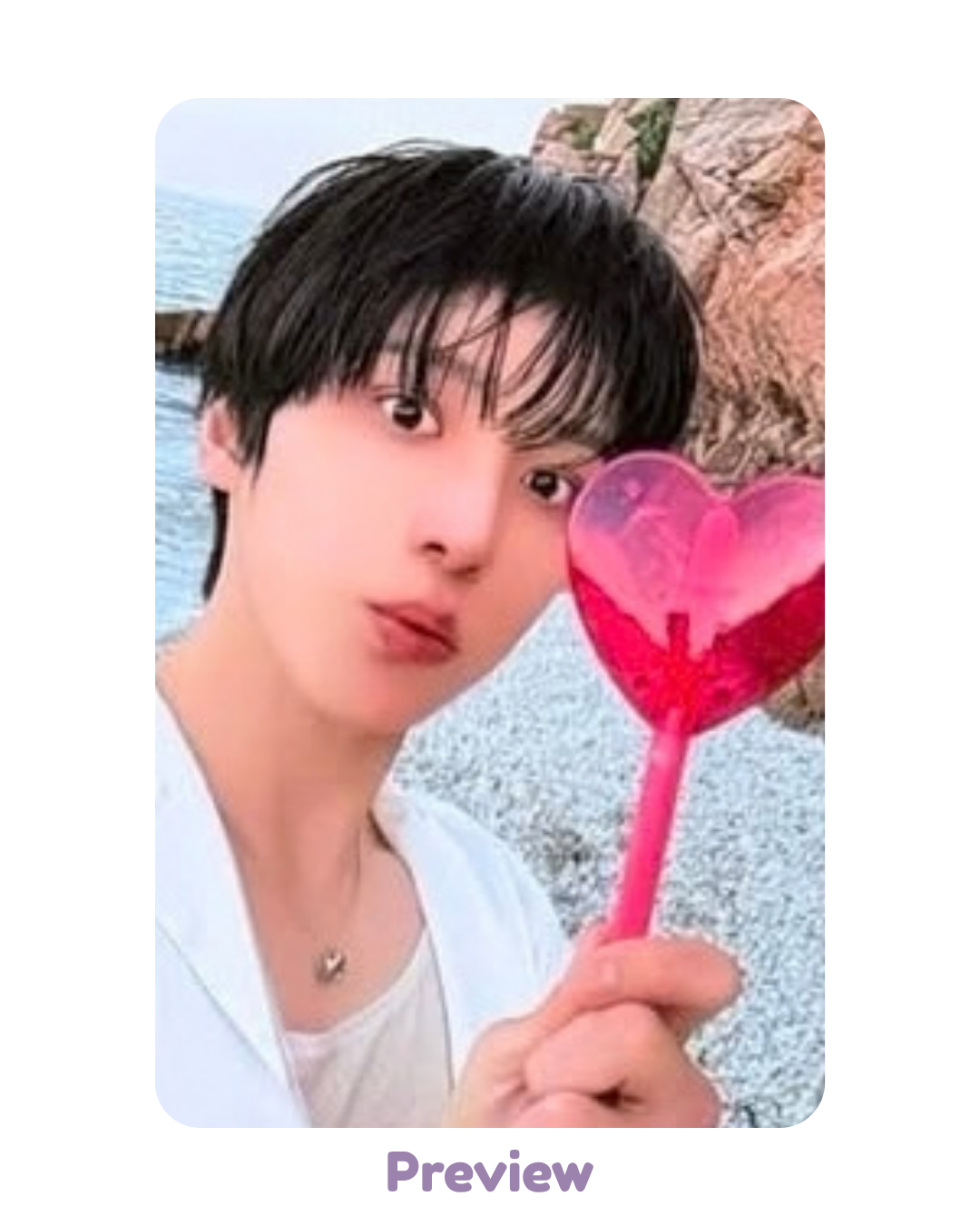Yunho Welcome Kit Photocard ver. Entree Benefit Blue Drift 8th Anniversary Exhibition ATEEZ