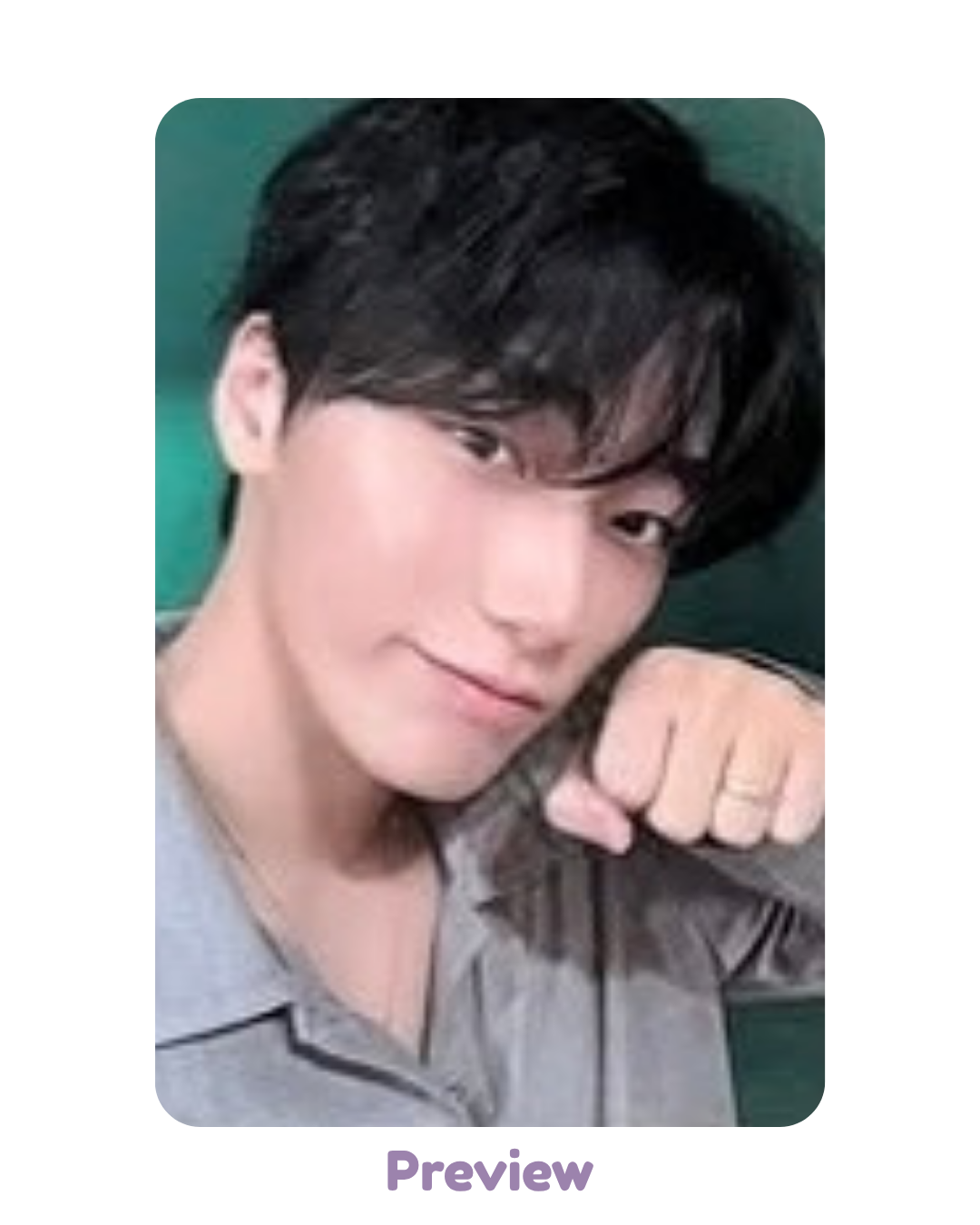 San SNS+80K Lucky Draw ver. Photocard Purchase Benefit Blue Drift 8th Anniversary Exhibition ATEEZ