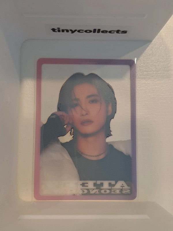 Seonghwa Not Okay pop-up Random Clear Card Shibuya Japan ATEEZ