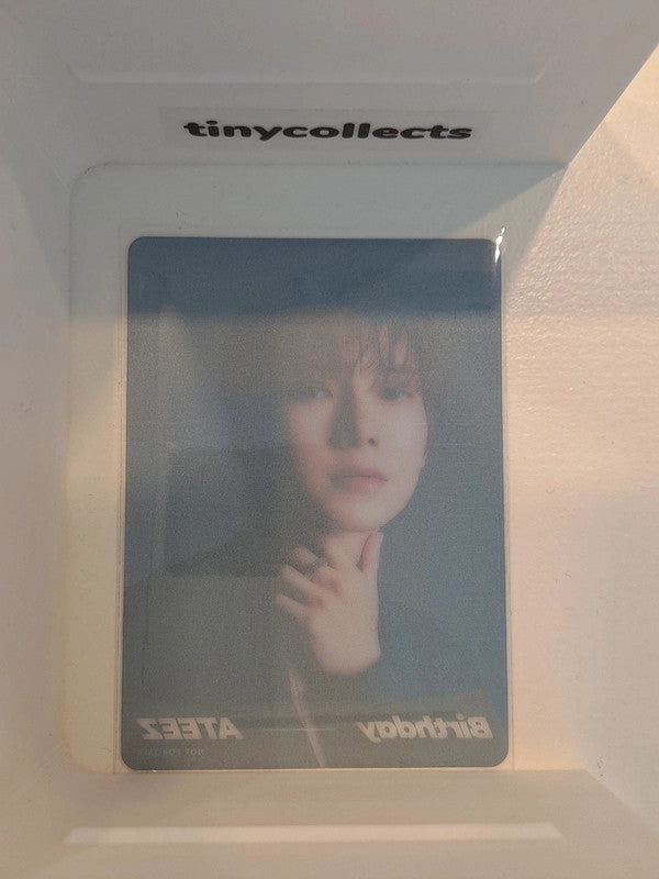 Yeosang HMV clear card POB Birthday ATEEZ