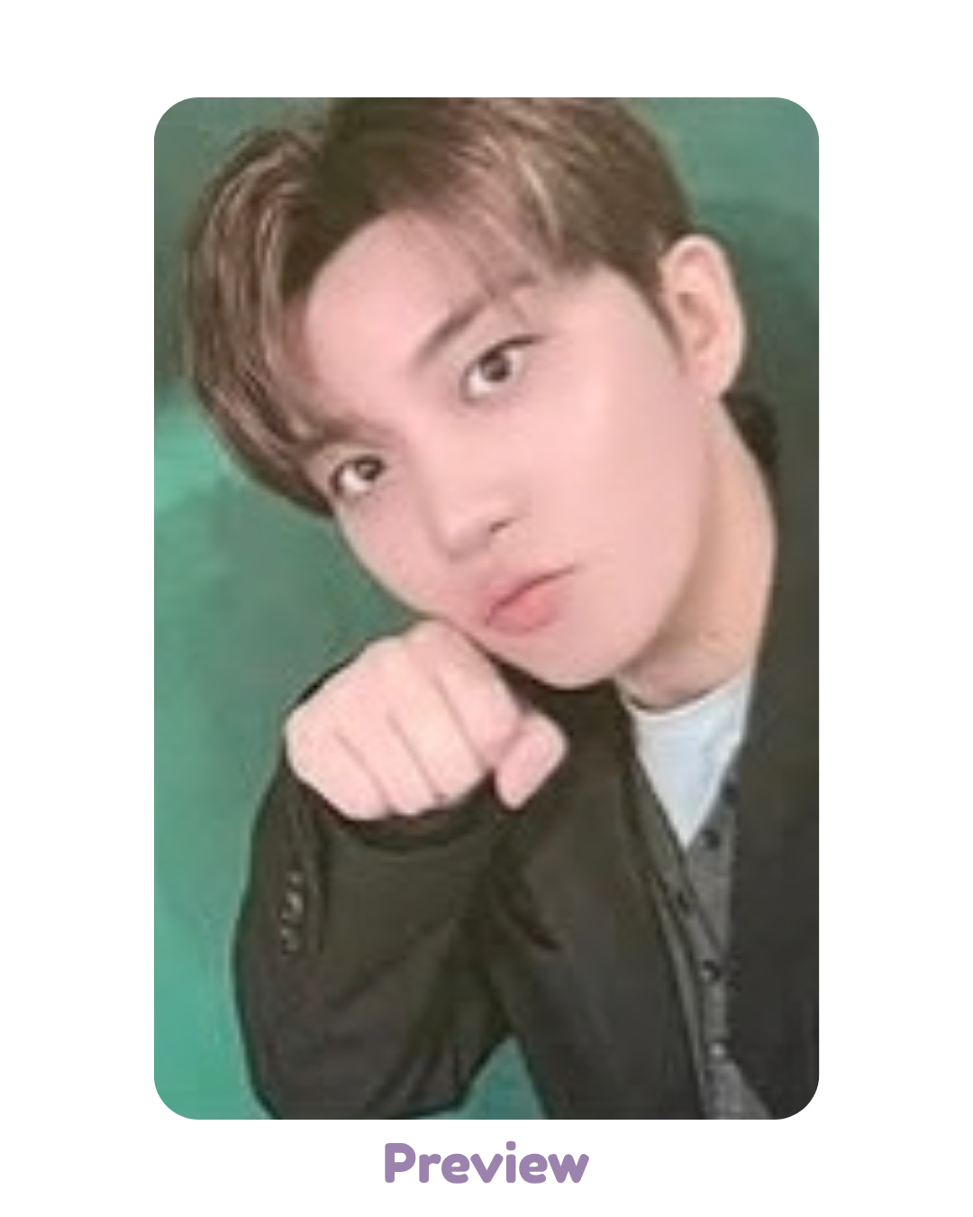 Jongho SNS+80K Lucky Draw ver. Photocard Purchase Benefit Blue Drift 8th Anniversary Exhibition ATEEZ