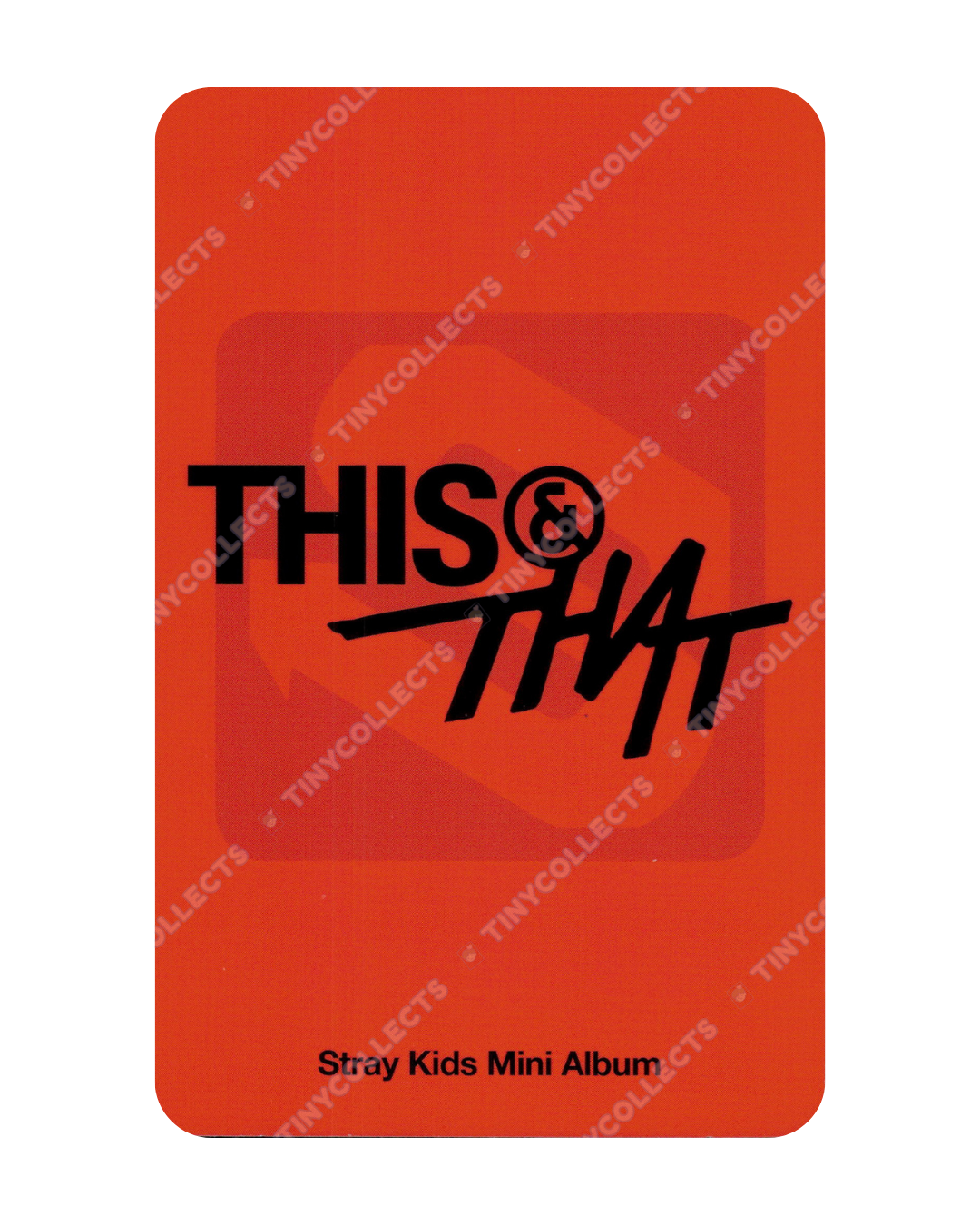 Changbin album incl. Fans pc ver. This & That Stray Kids