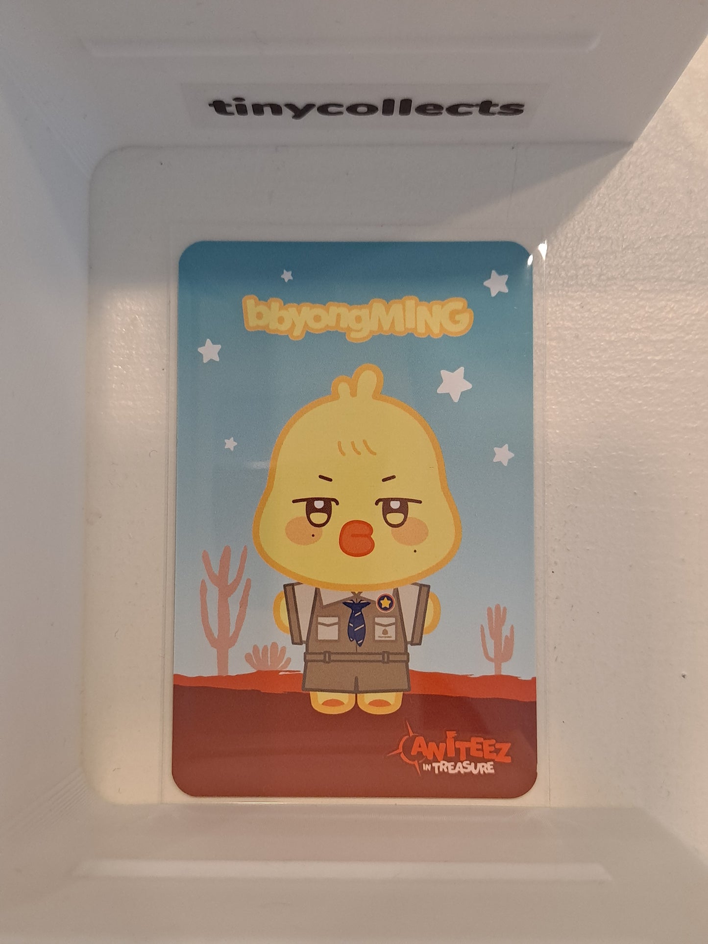 bbyongMING trading card 8 Aniteez in Treasure ATEEZ