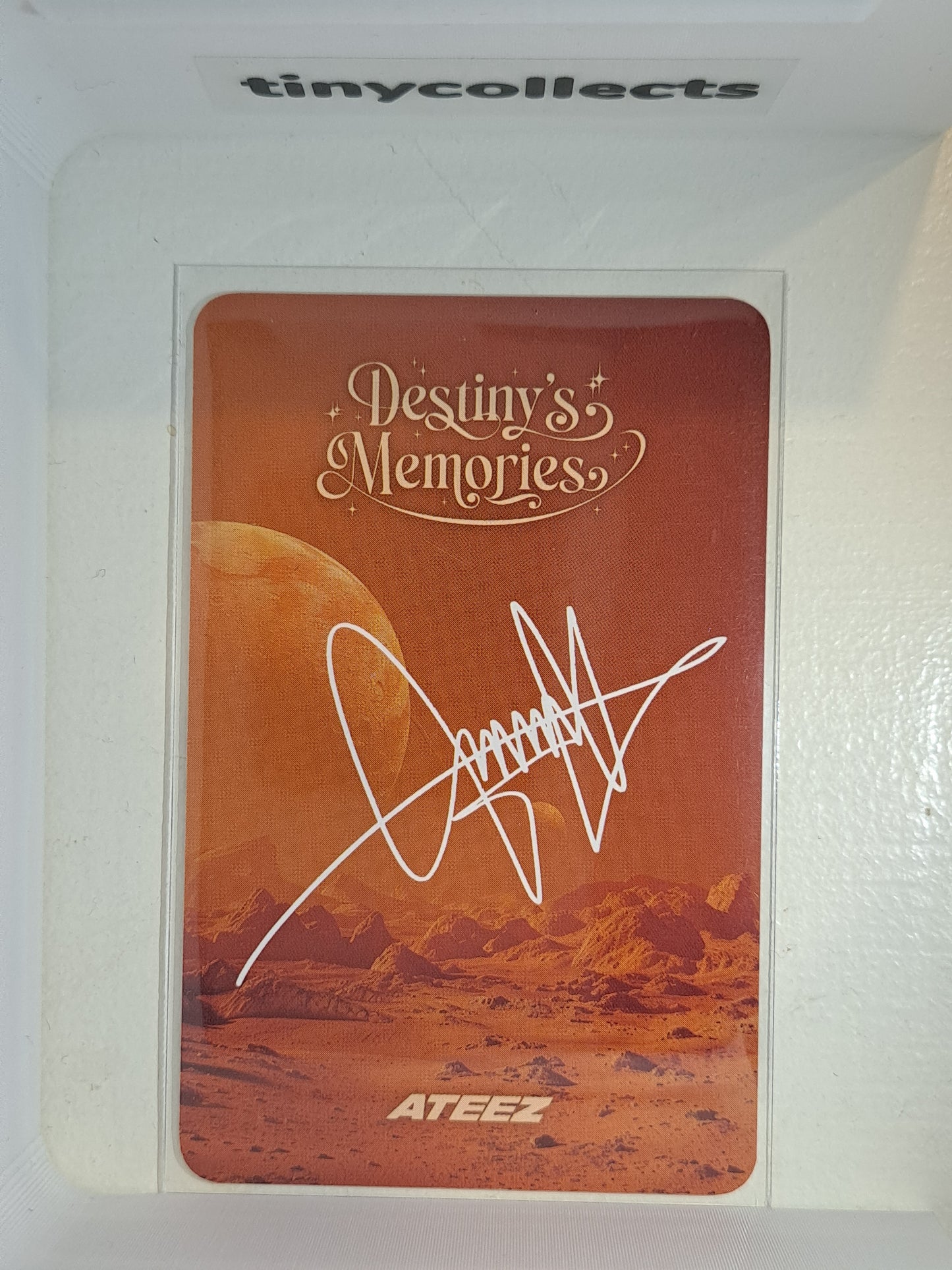 Jongho Trading Card 1 Destiny's Memories ATEEZ