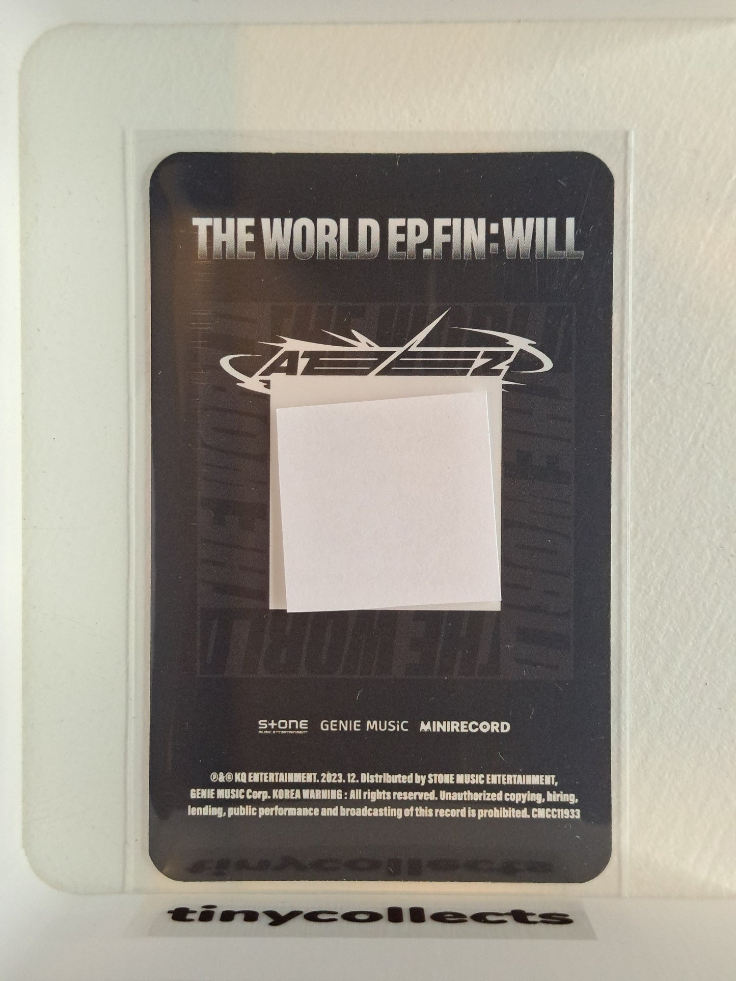 Mingi Platform incl. QR ver. The World Ep.Fin: Will