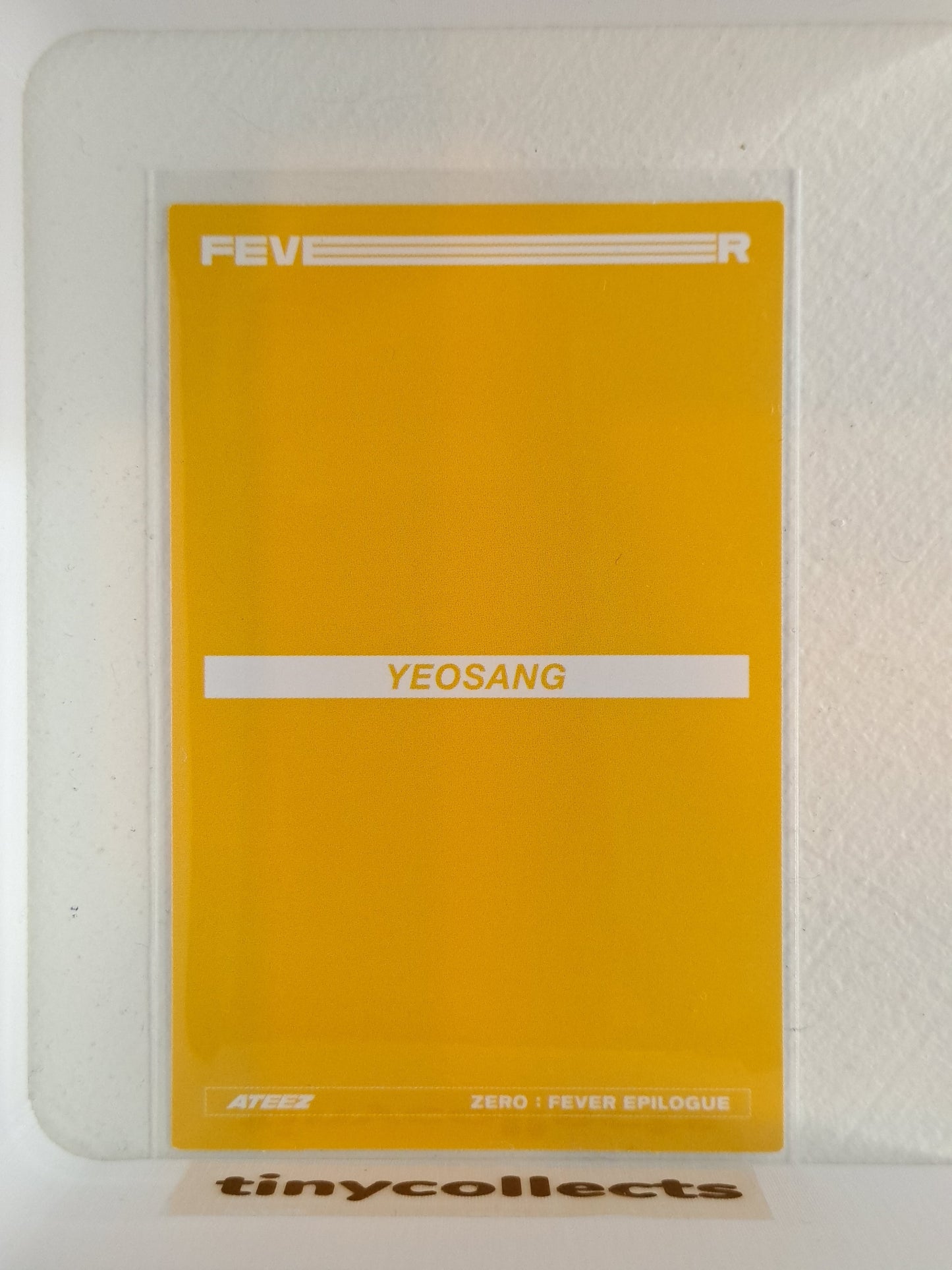 Yeosang Album incl. Z ver. Limited ZERO : Fever Epilogue