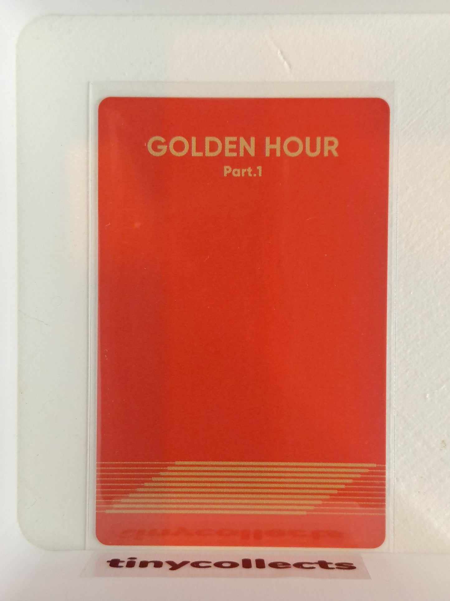 Mingi Poca incl. Photocard ver. A Golden Hour part 1