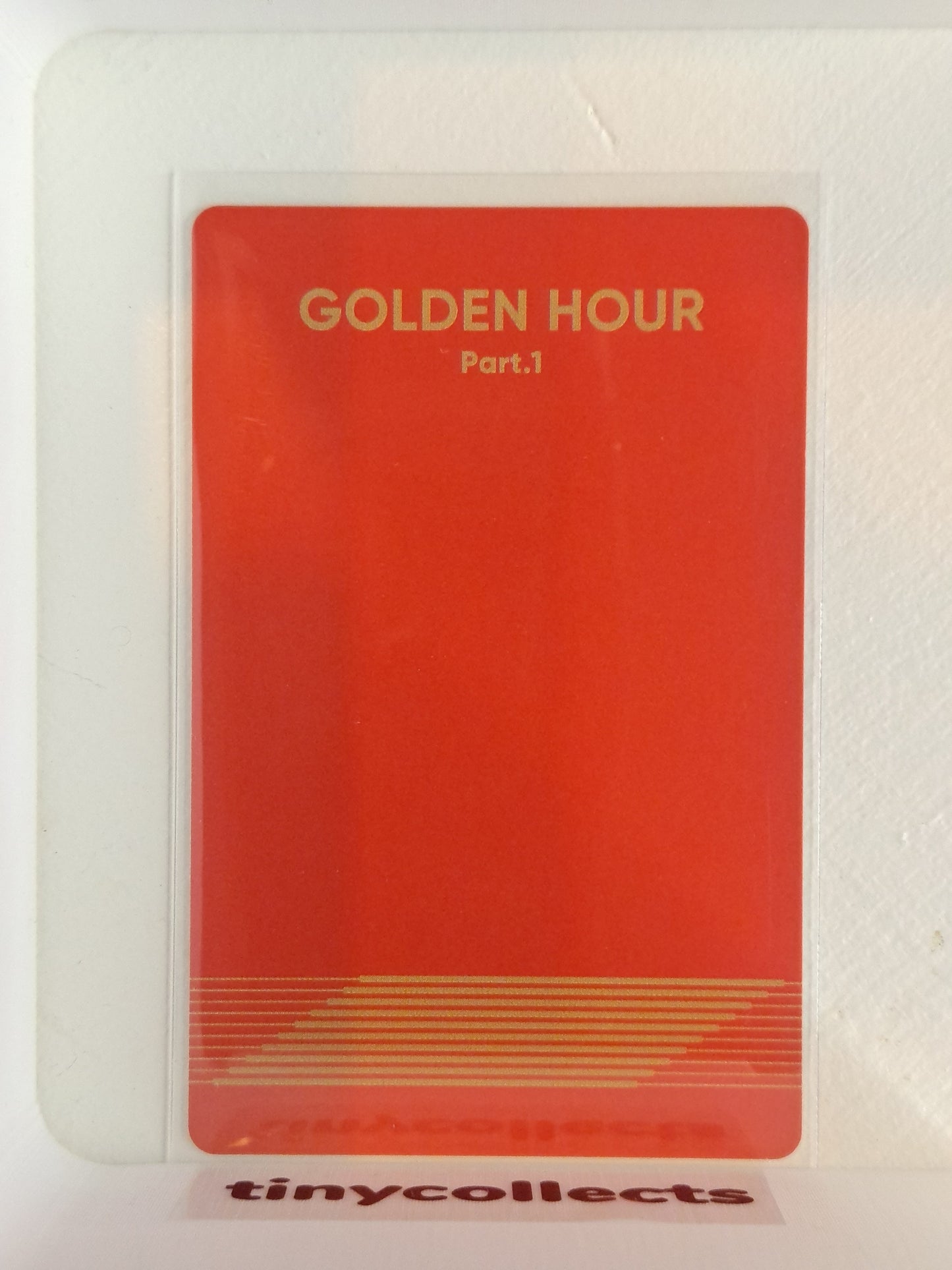 Yeosang Poca incl. Photocard ver. A Golden Hour part 1