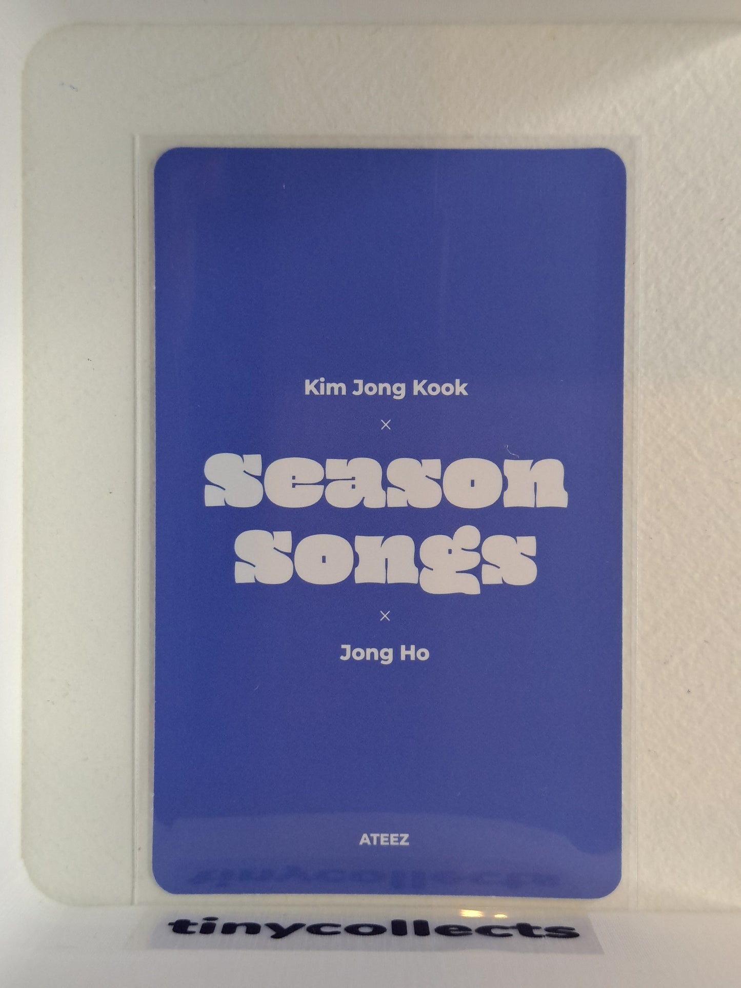 Jongho Jongkook Season Songs album incl. unit
