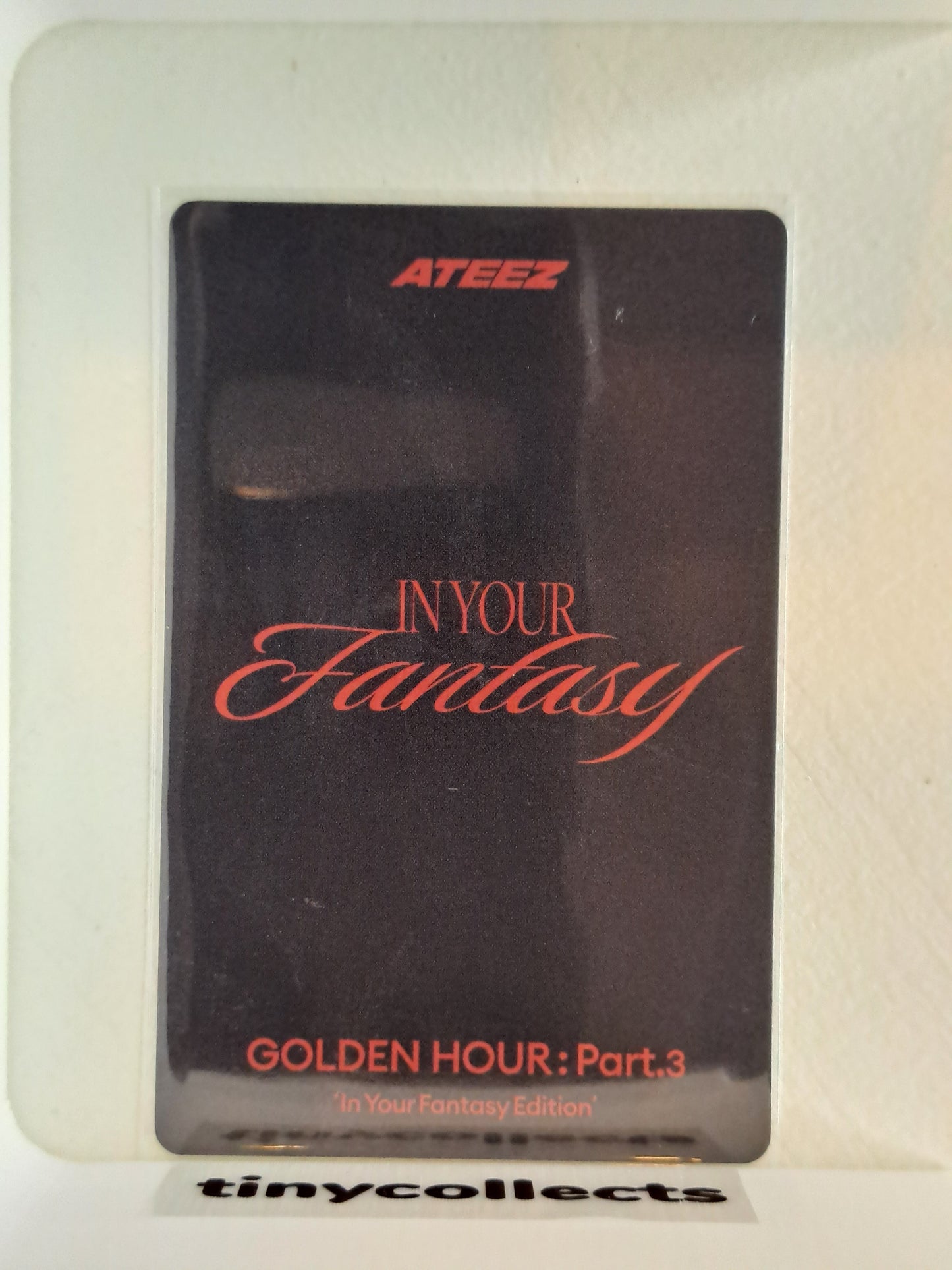 Jongho IYF limited incl. Photocard ver. 1 Golden Hour part 3 ATEEZ