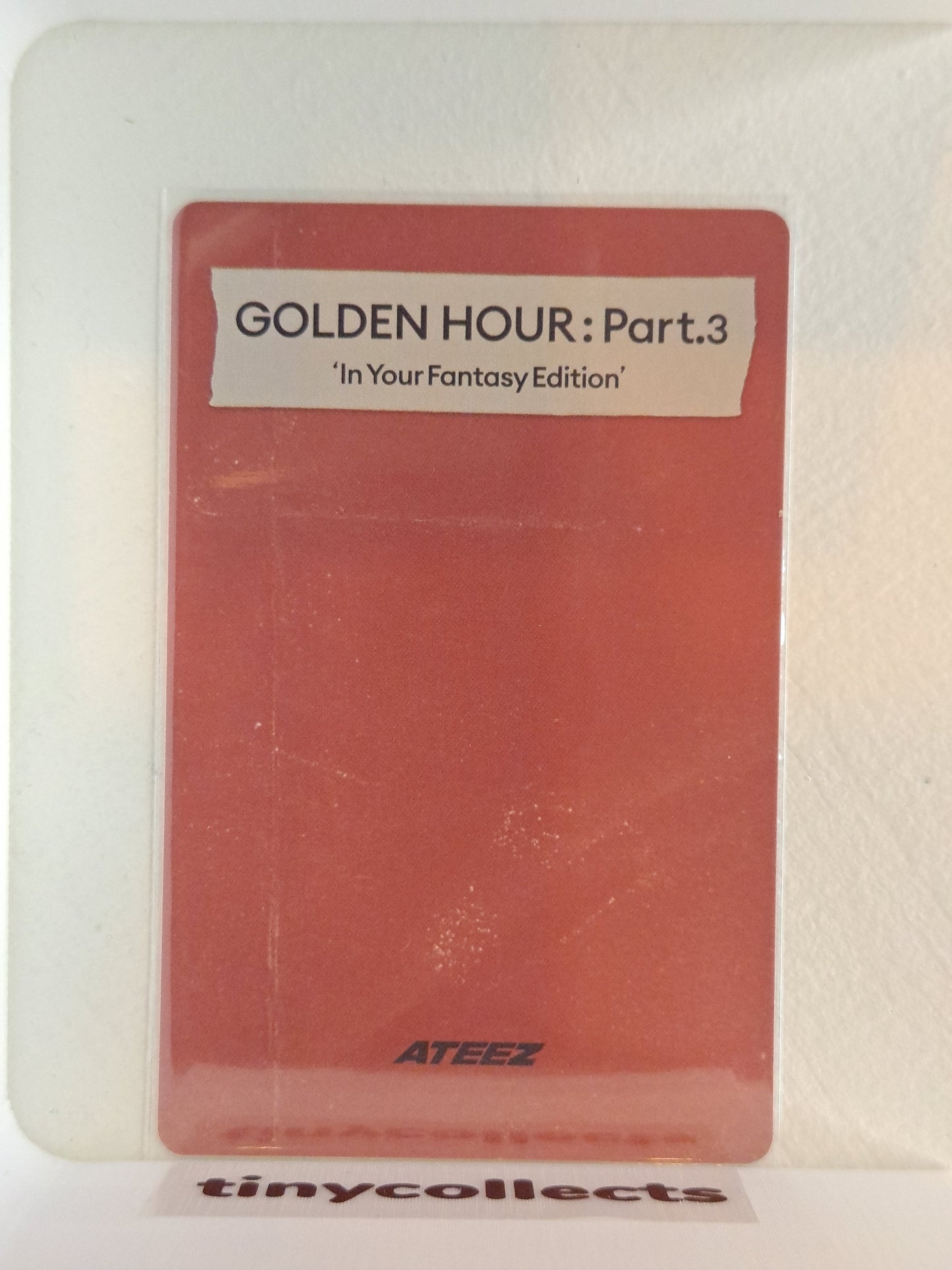 Yunho IYF limited incl. Photocard ver. 2 Golden Hour part 3 ATEEZ