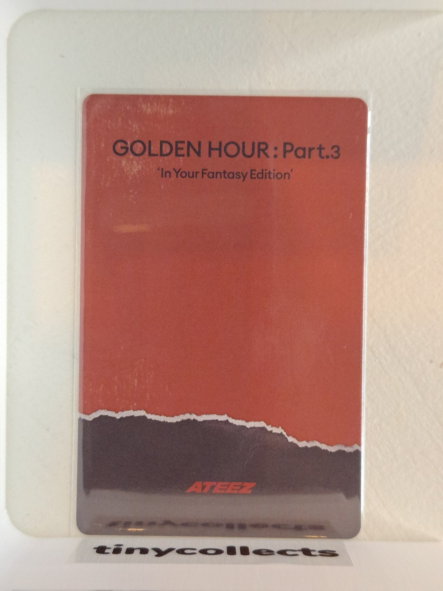 Hongjoong IYF limited incl. Photocard ver. 3 Golden Hour part 3 ATEEZ