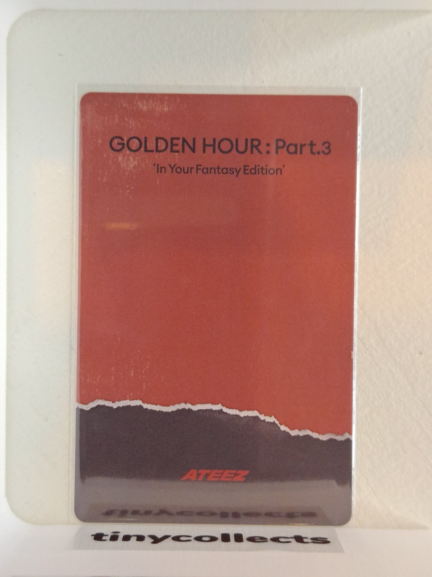 Yunho IYF limited incl. Photocard ver. 3 Golden Hour part 3 ATEEZ