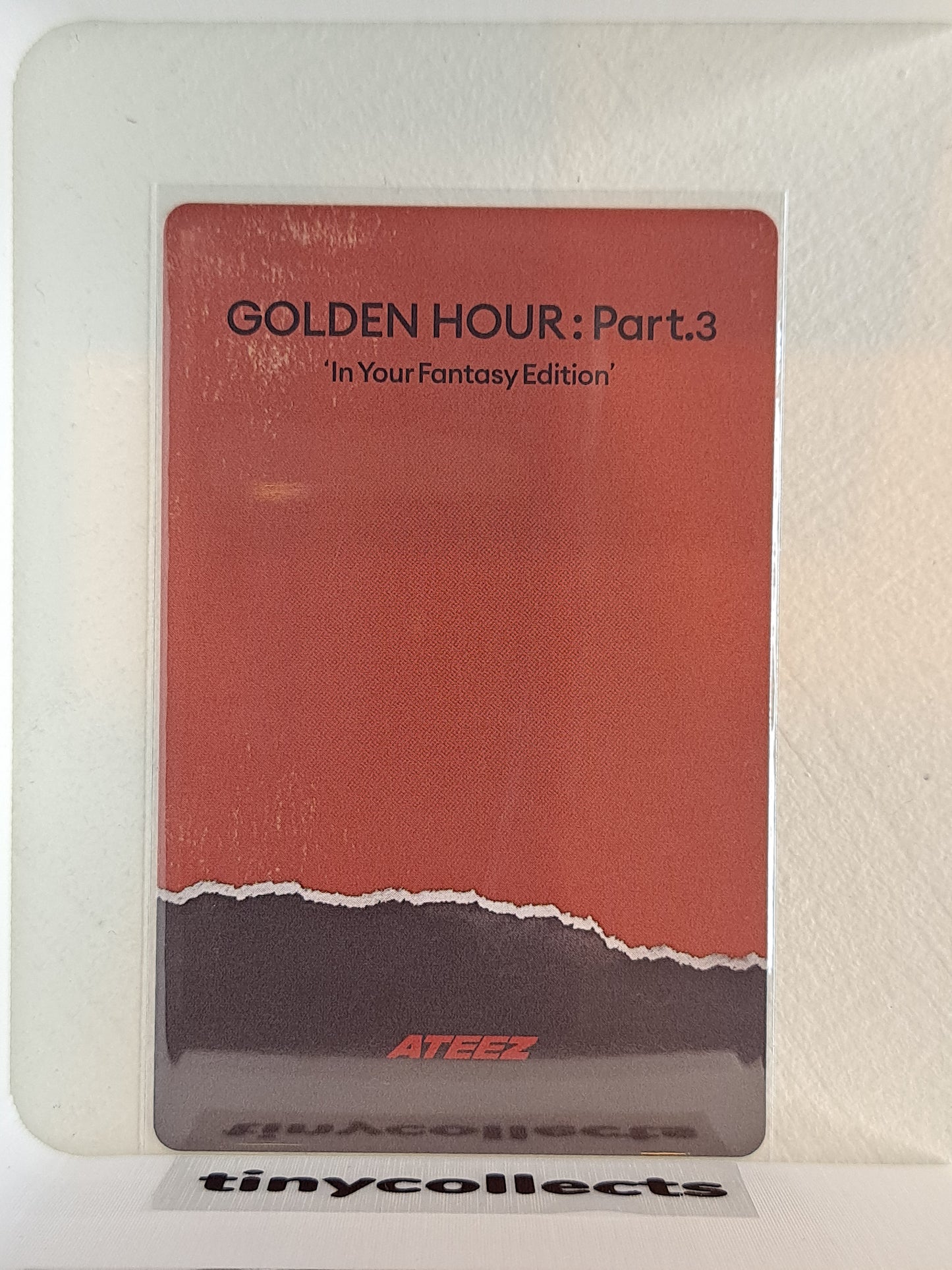 Yeosang IYF limited incl. Photocard ver. 3 Golden Hour part 3 ATEEZ