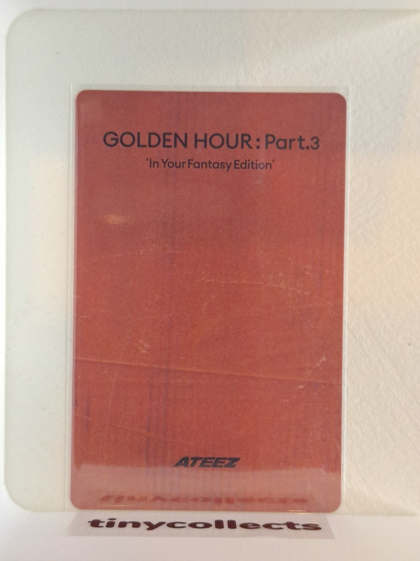 Mingi IYF limited incl. Photocard ver. 4 Golden Hour part 3 ATEEZ