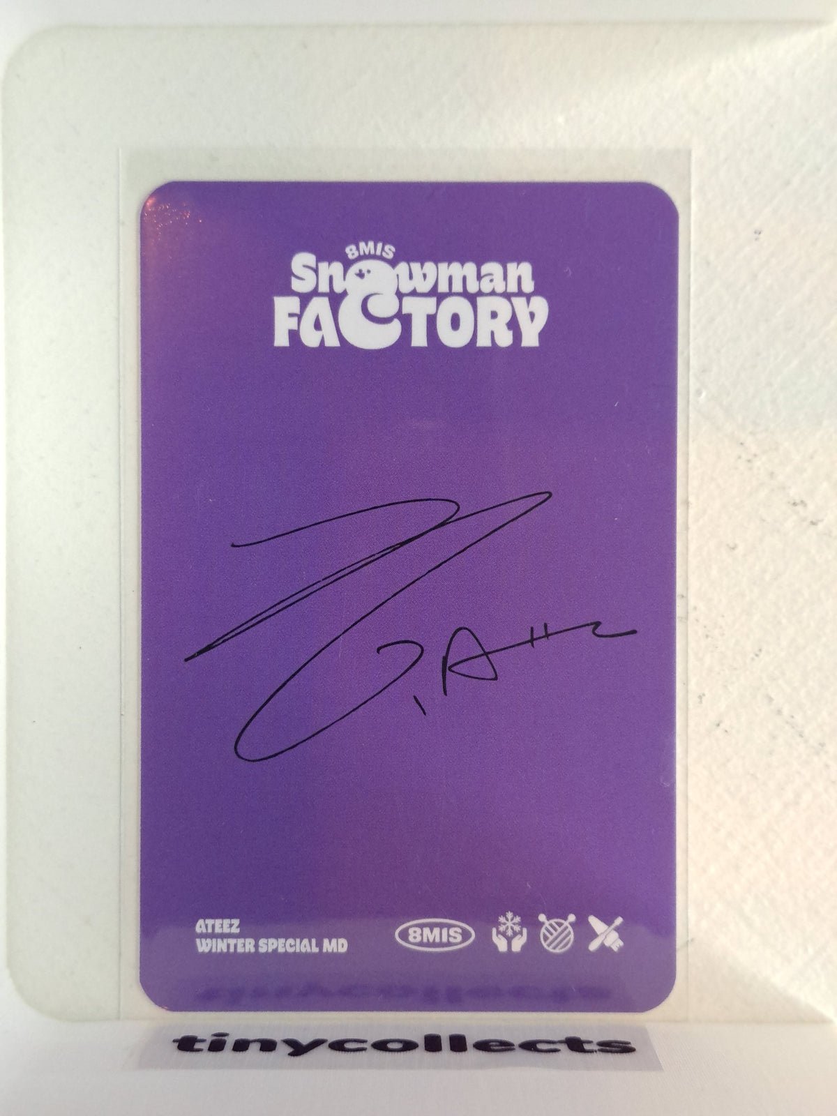 Hongjoong Soundwave pob Snowman Factory MD ATEEZ