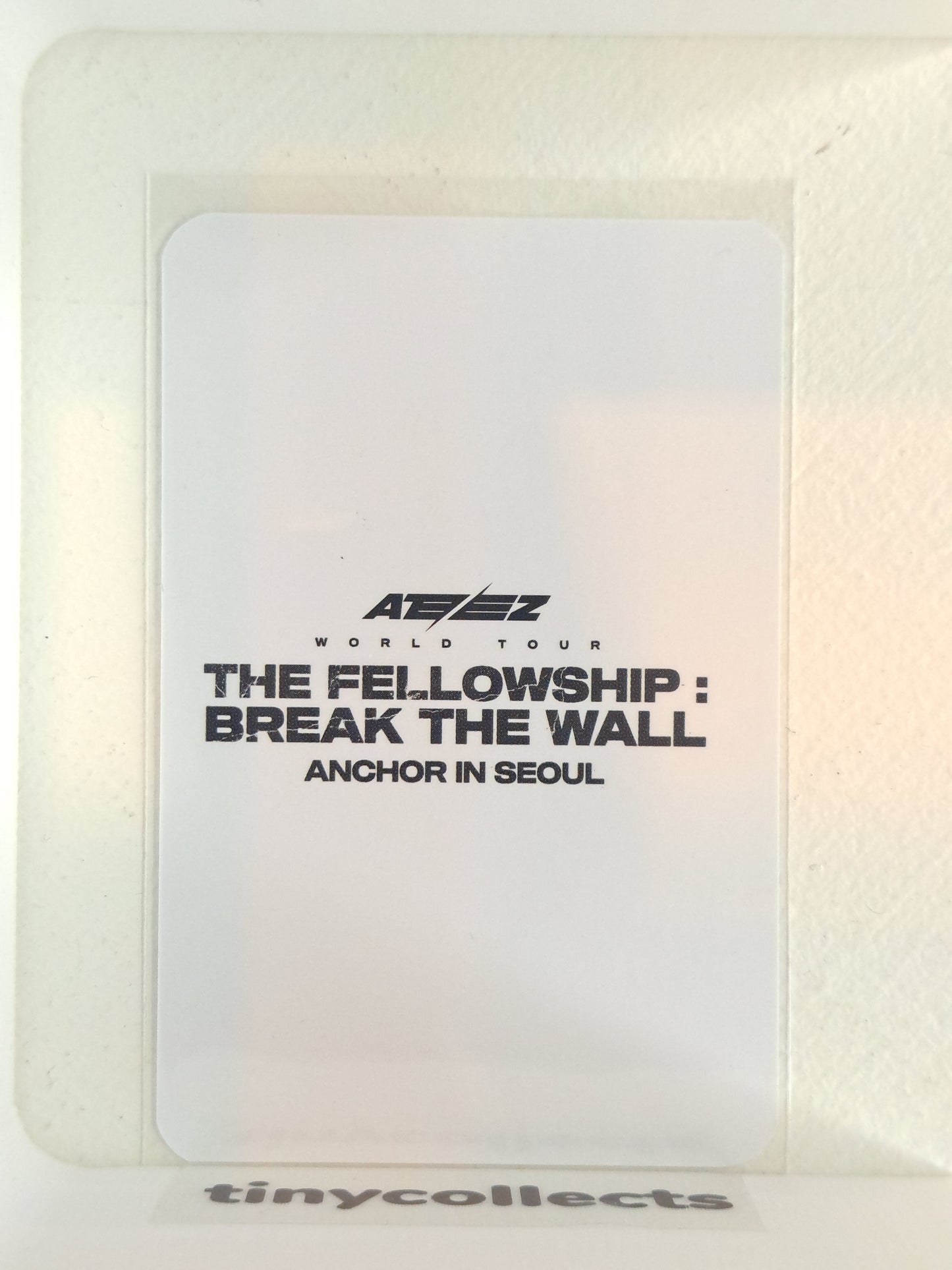 Yunho Atiny Zone Break the Wall Anchor in Seoul tour ATEEZ