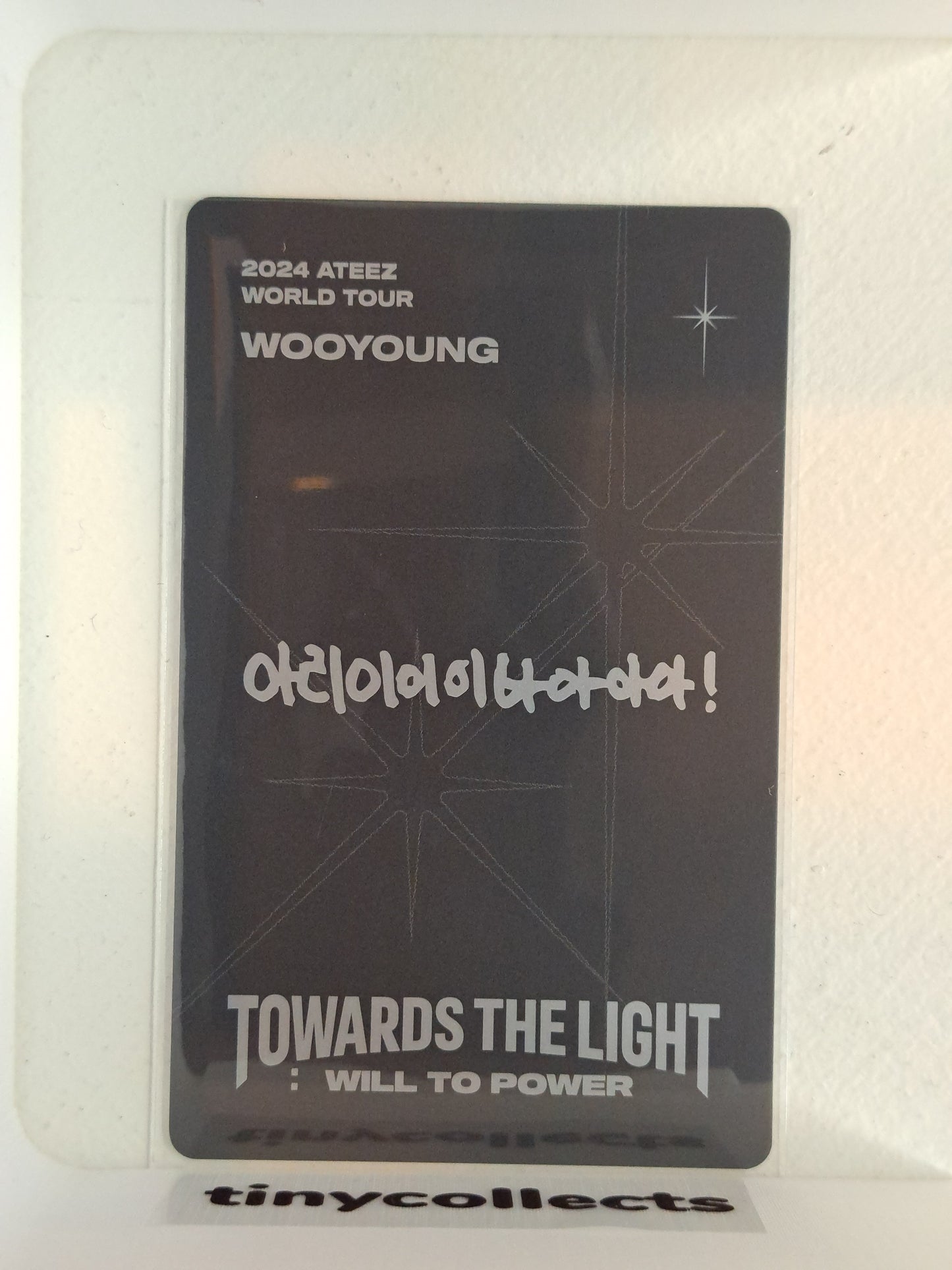 Wooyoung Playcode incl. Towards The Light: Will to Power Tour ATEEZ