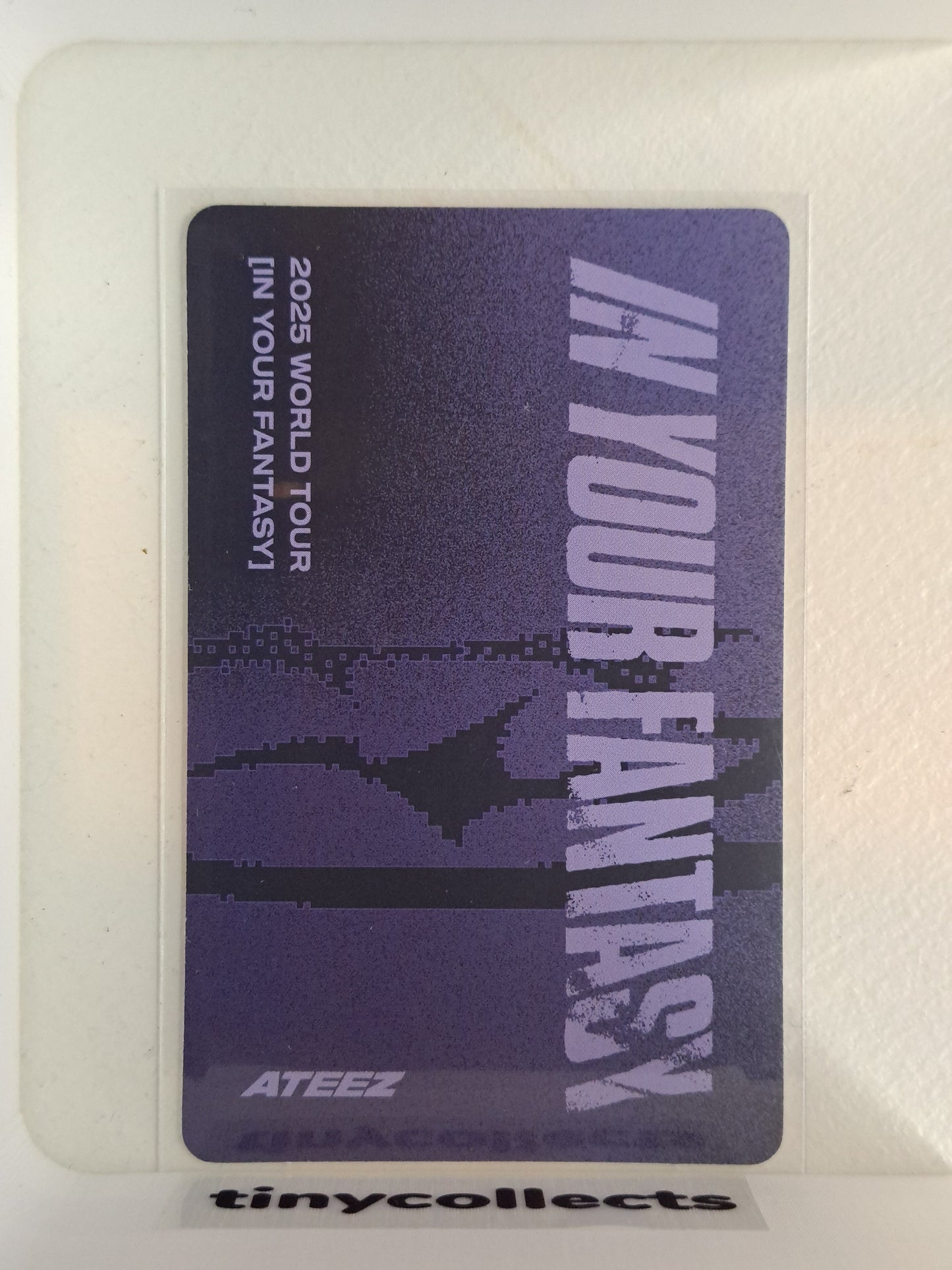 San Trading card 2 In Your Fantasy tour merch