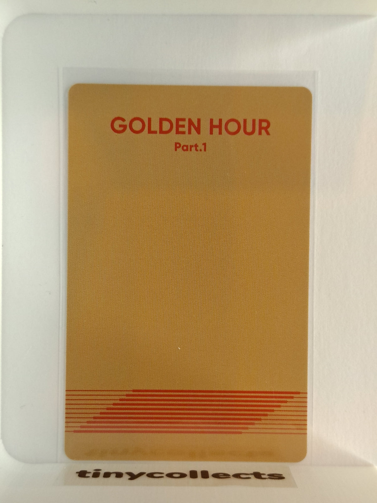 Mingi Poca incl. Photocard ver. Z Golden Hour part 1