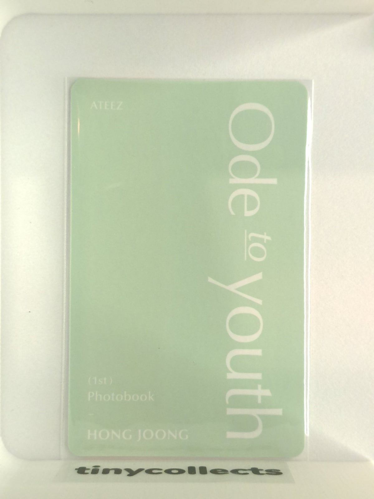 Hongjoong Ode To Youth POB holo First Photobook ATEEZ