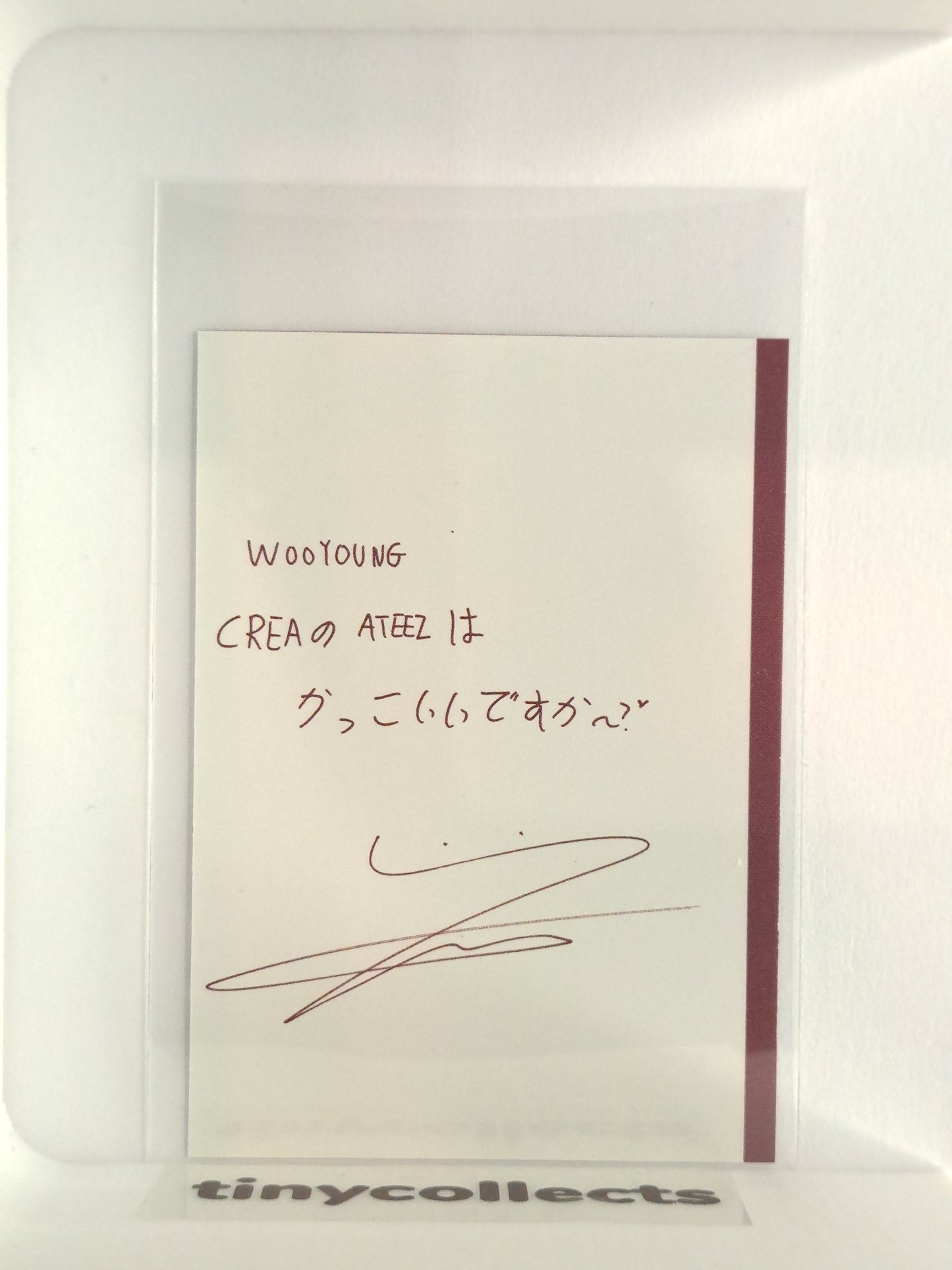 Wooyoung CREA Magazine April 2025 incl. Special Photocard ATEEZ