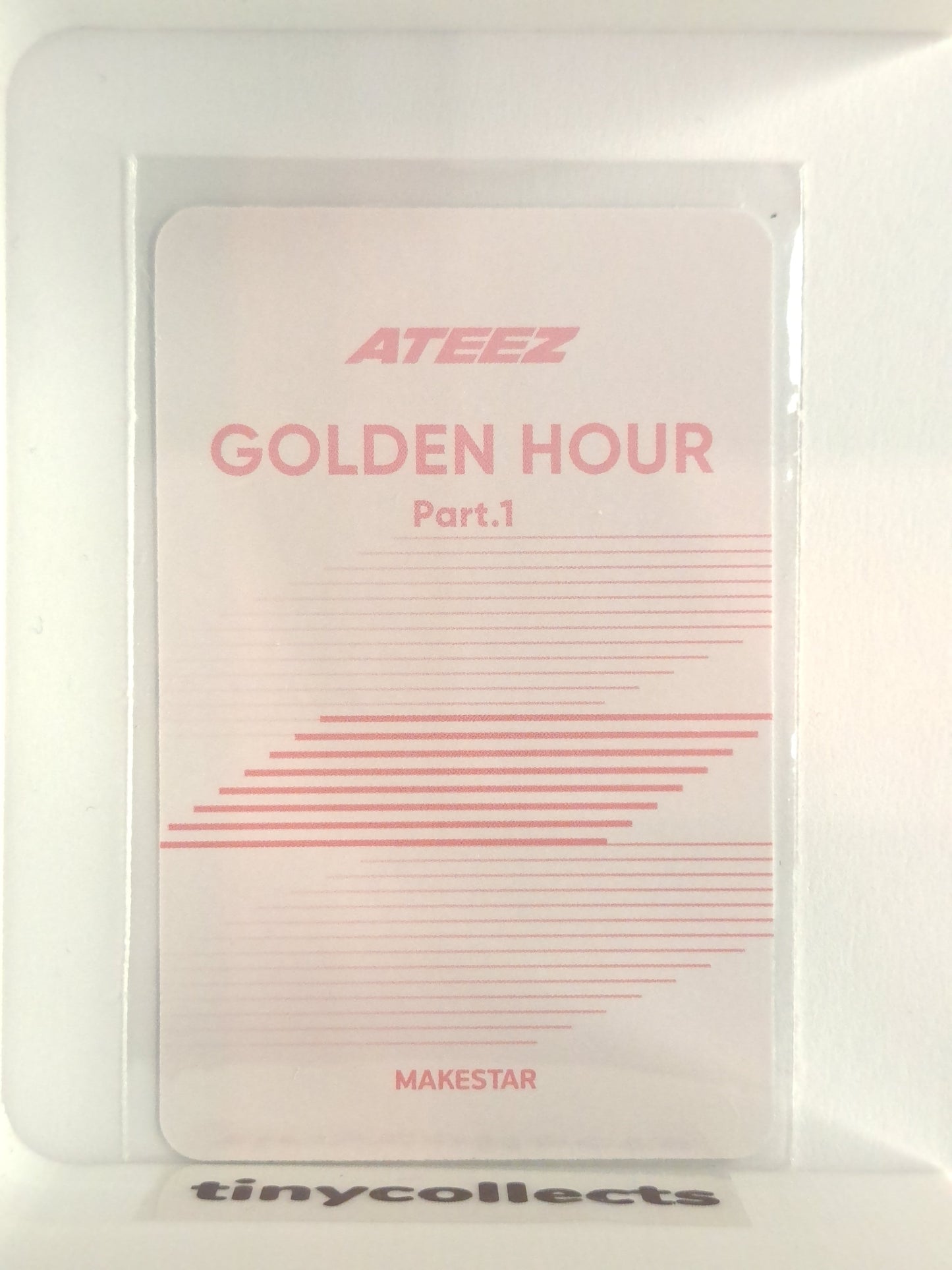 Yunho Makestar Lucky Draw 1.2 Golden Hour Part.1 ATEEZ