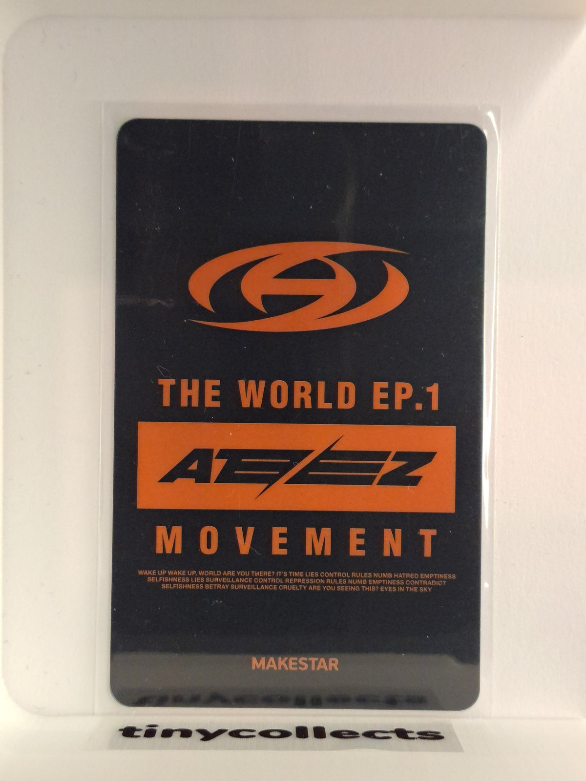 Jongho Makestar 3.2 Gun ver. Lucky Draw The World Ep 1: Movement ATEEZ
