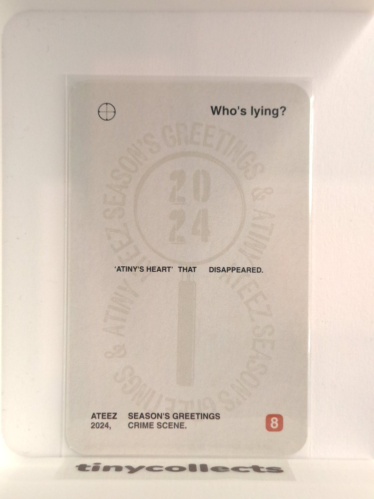 Yunho 2024 Season's Greetings YES24 POB ATEEZ