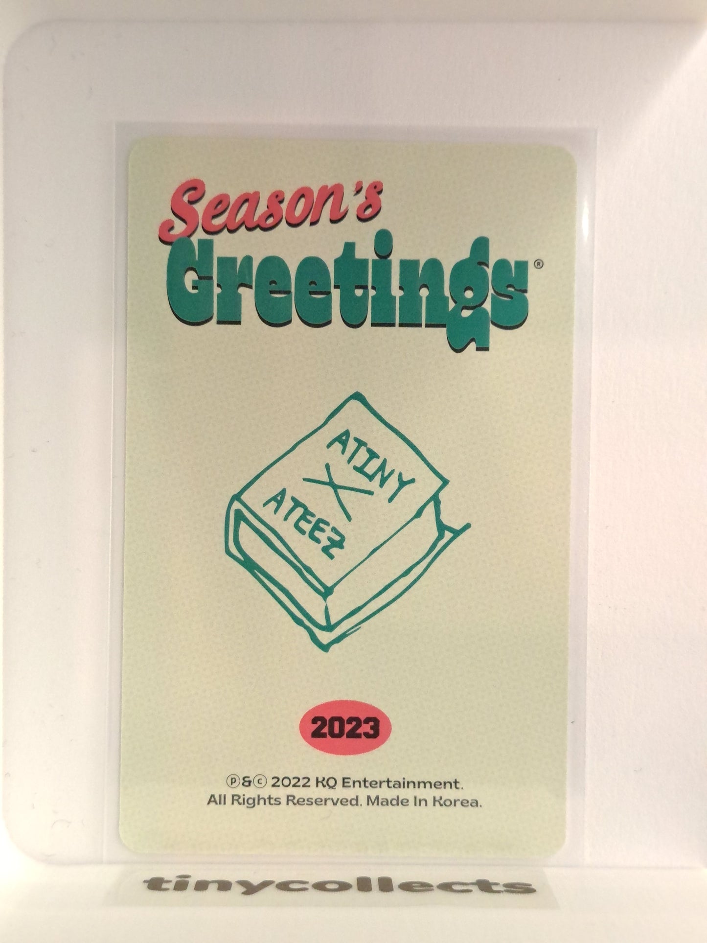 Hongjoong 2023 Season's Greetings incl. A ver. ATEEZ