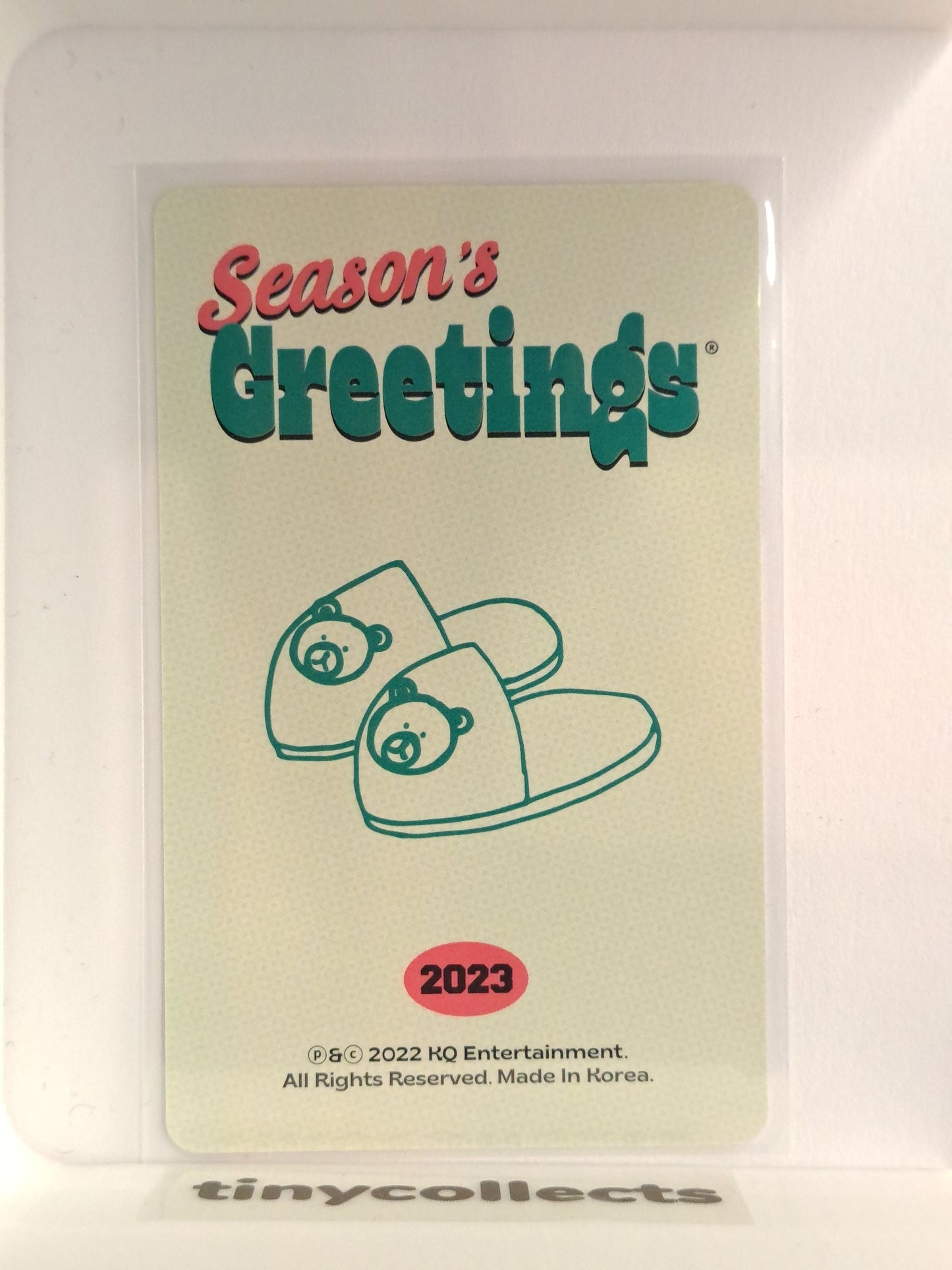 Jongho 2023 Season's Greetings incl. A ver. ATEEZ