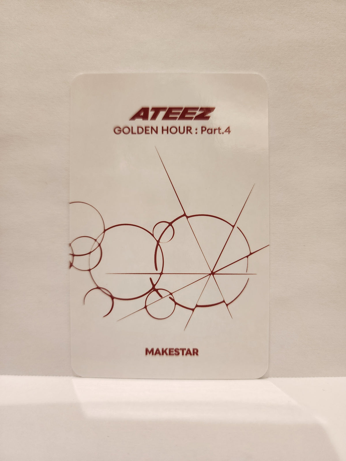 Mingi Makestar Lucky Draw 1.2 Kittyz ver. Golden Hour part 4 ATEEZ