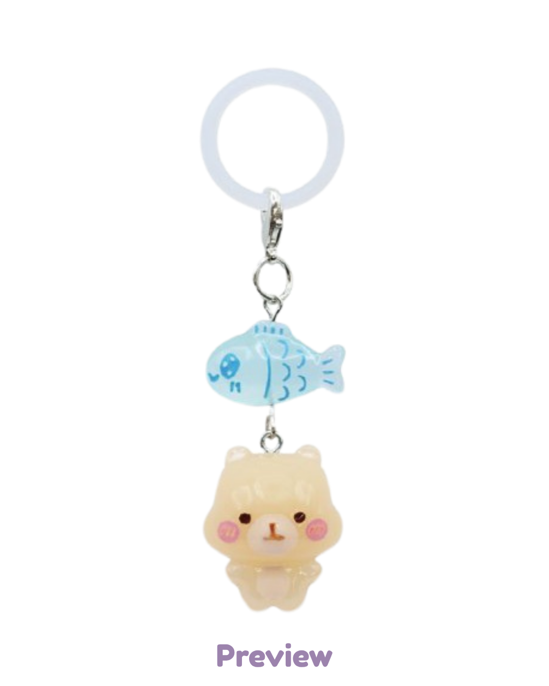 Blue Drift Lucky Fish Charm Merch 8th Anniversary Exhibition ATEEZ