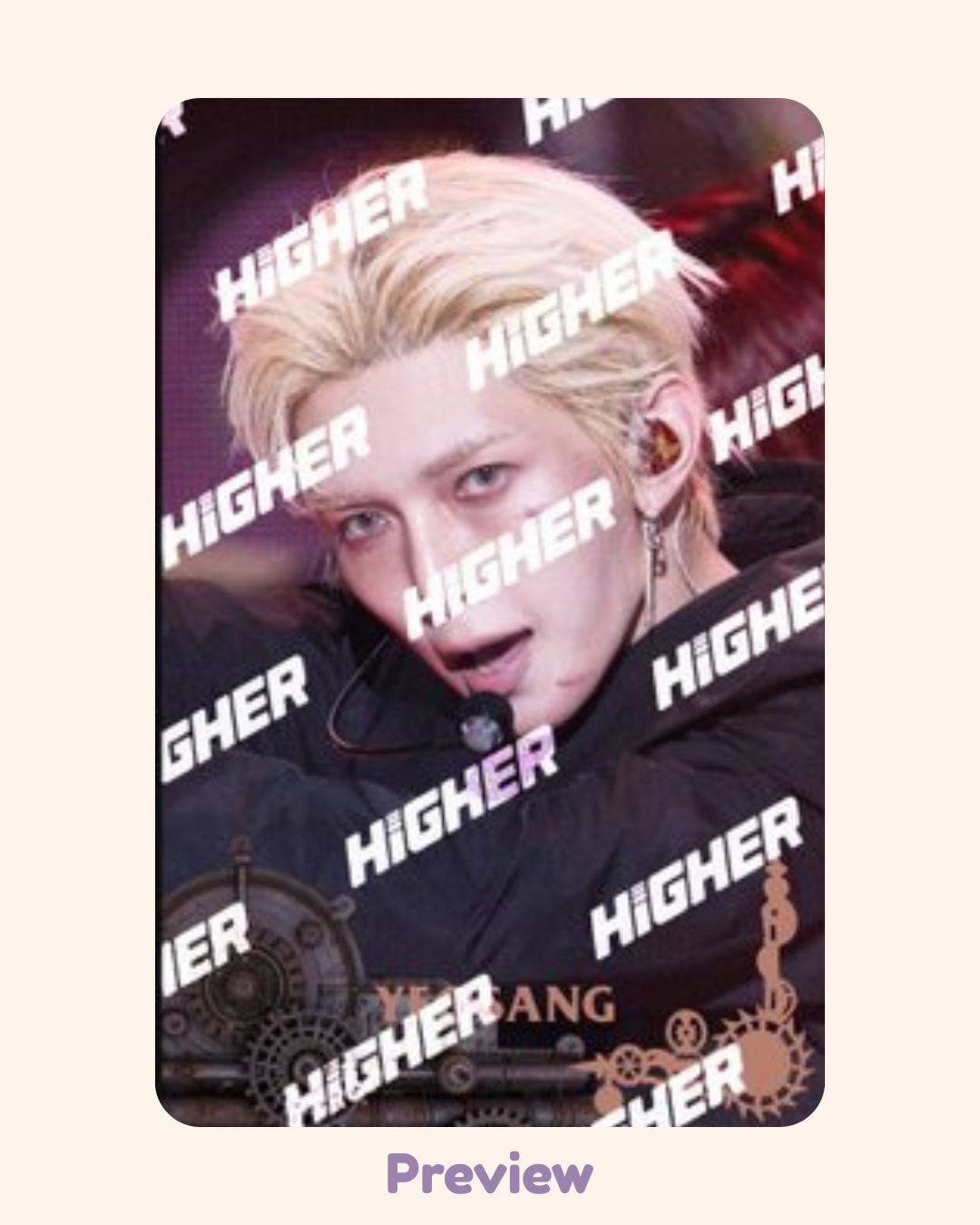 Yeosang Higher Timepiece Adrenaline Stage ver. Golden Hour part 4 ATEEZ