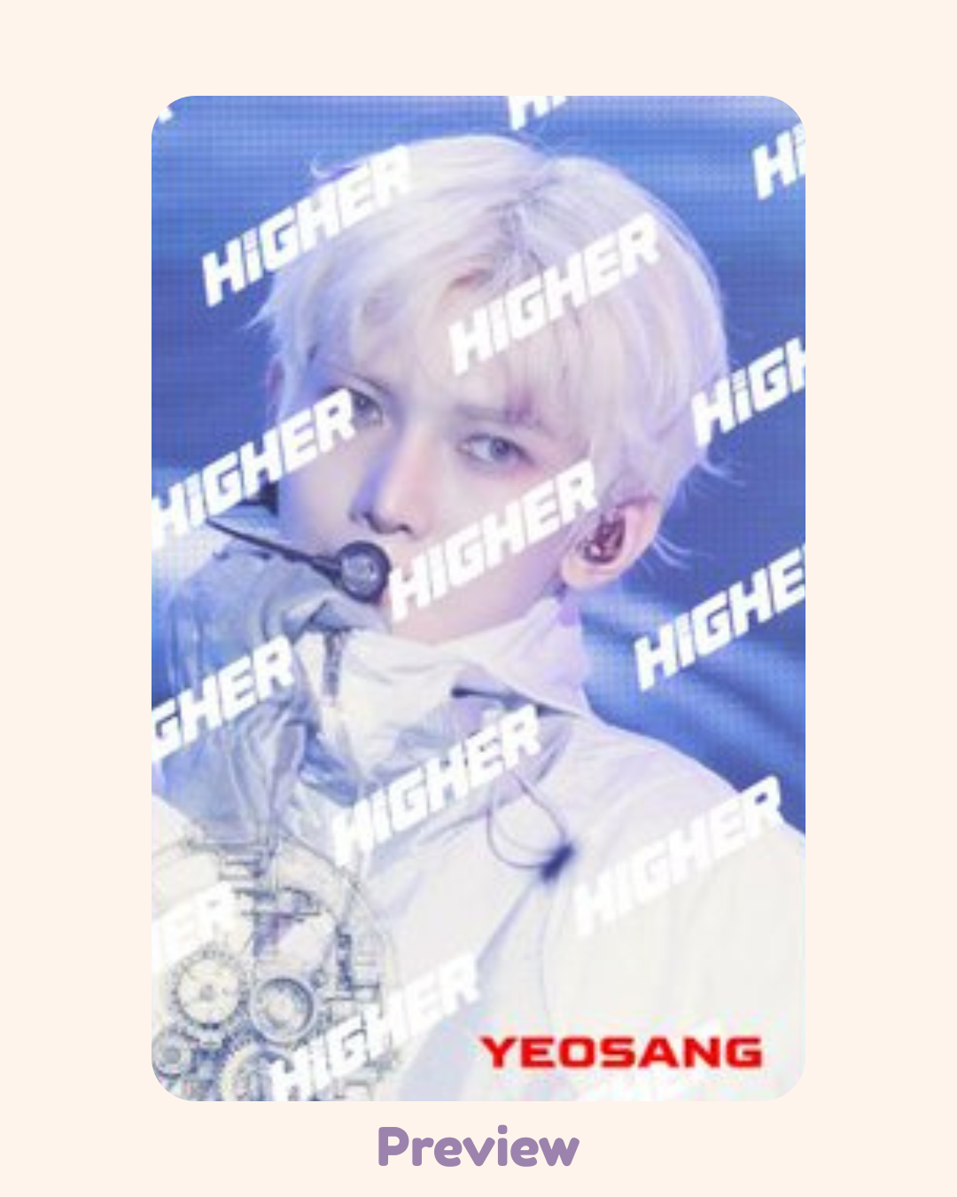 Yeosang Higher Timepiece NASA Stage ver. Golden Hour part 4 ATEEZ