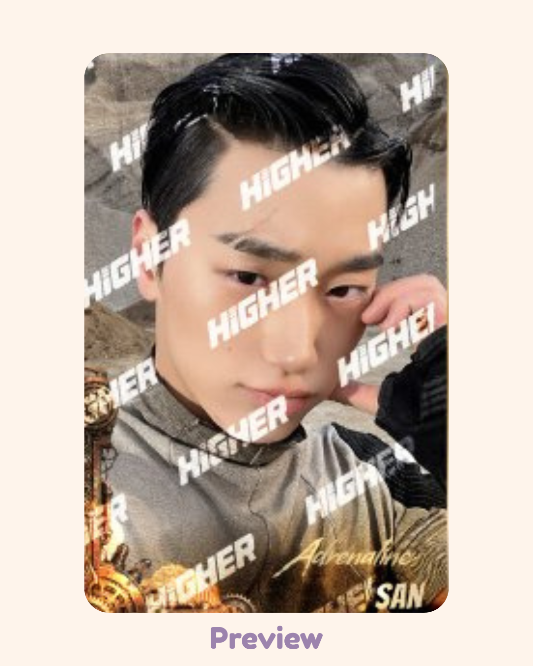 San Higher Timepiece Comeback Special ver. Golden Hour part 4 ATEEZ