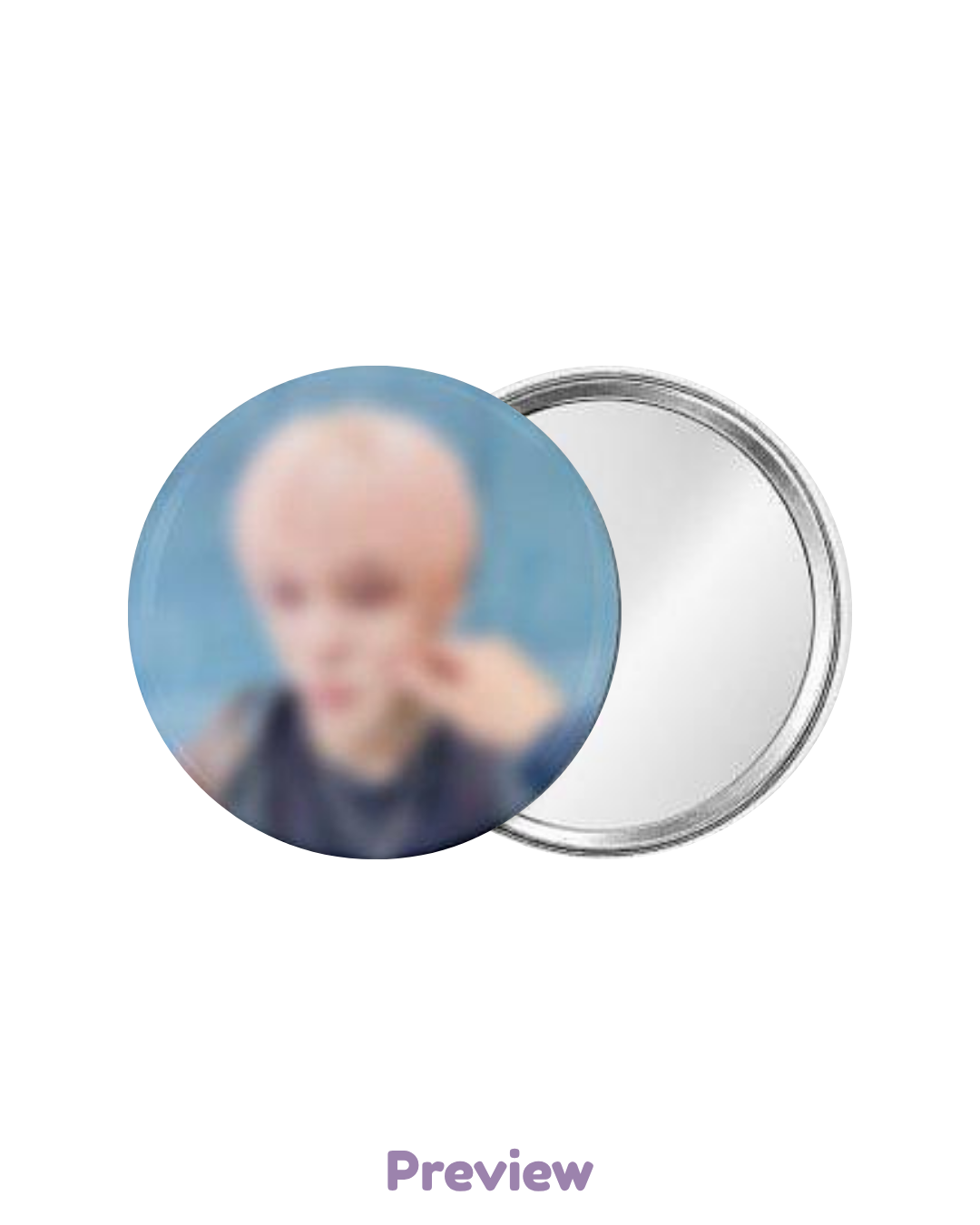 Yunho Hellolive 1.2 Cheek Pinch ver. hand mirror POB Golden Hour part 6 ATEEZ