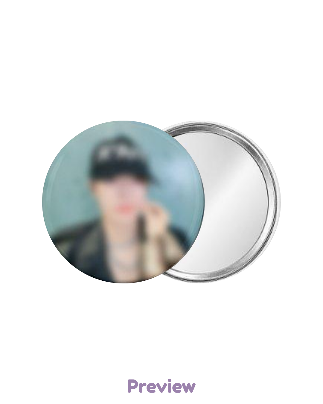 Mingi Hellolive 1.2 Cheek Pinch ver. hand mirror POB Golden Hour part 6 ATEEZ