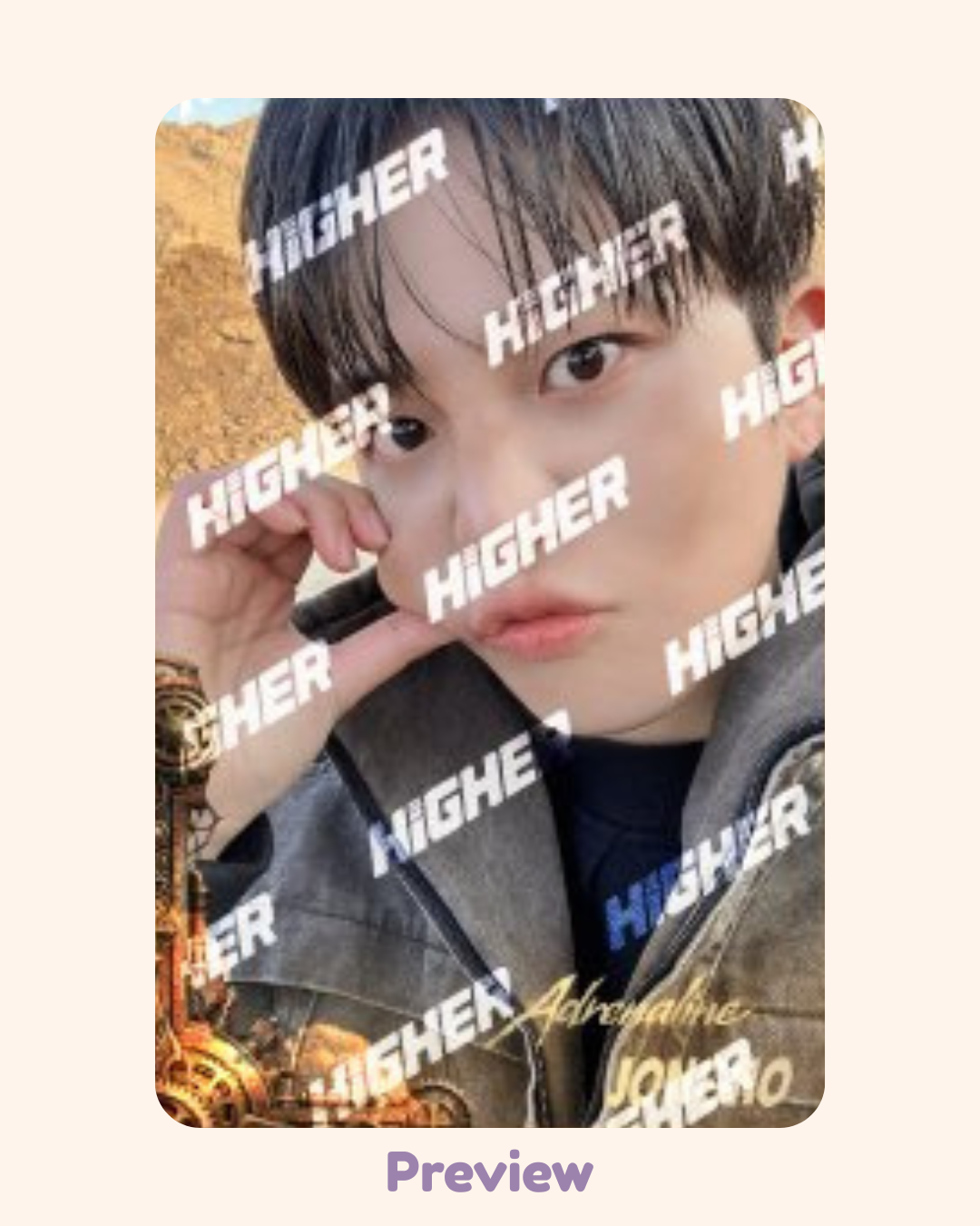 Jongho Higher Timepiece Comeback Special ver. Golden Hour part 4 ATEEZ