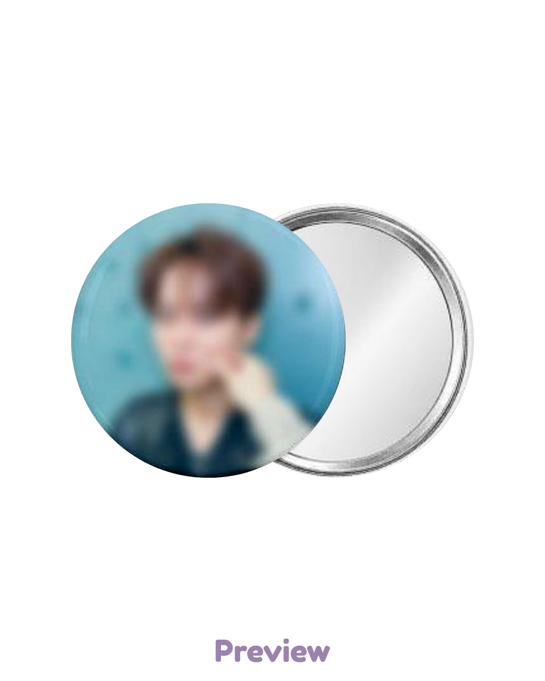Jongho Hellolive 1.2 Cheek Pinch ver. hand mirror POB Golden Hour part 6 ATEEZ