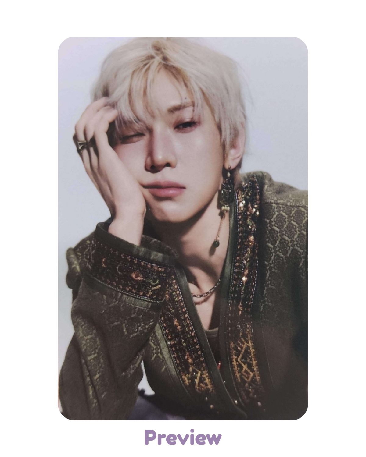 Yeosang Poca incl. A ver. Image Golden Hour part 5 ATEEZ
