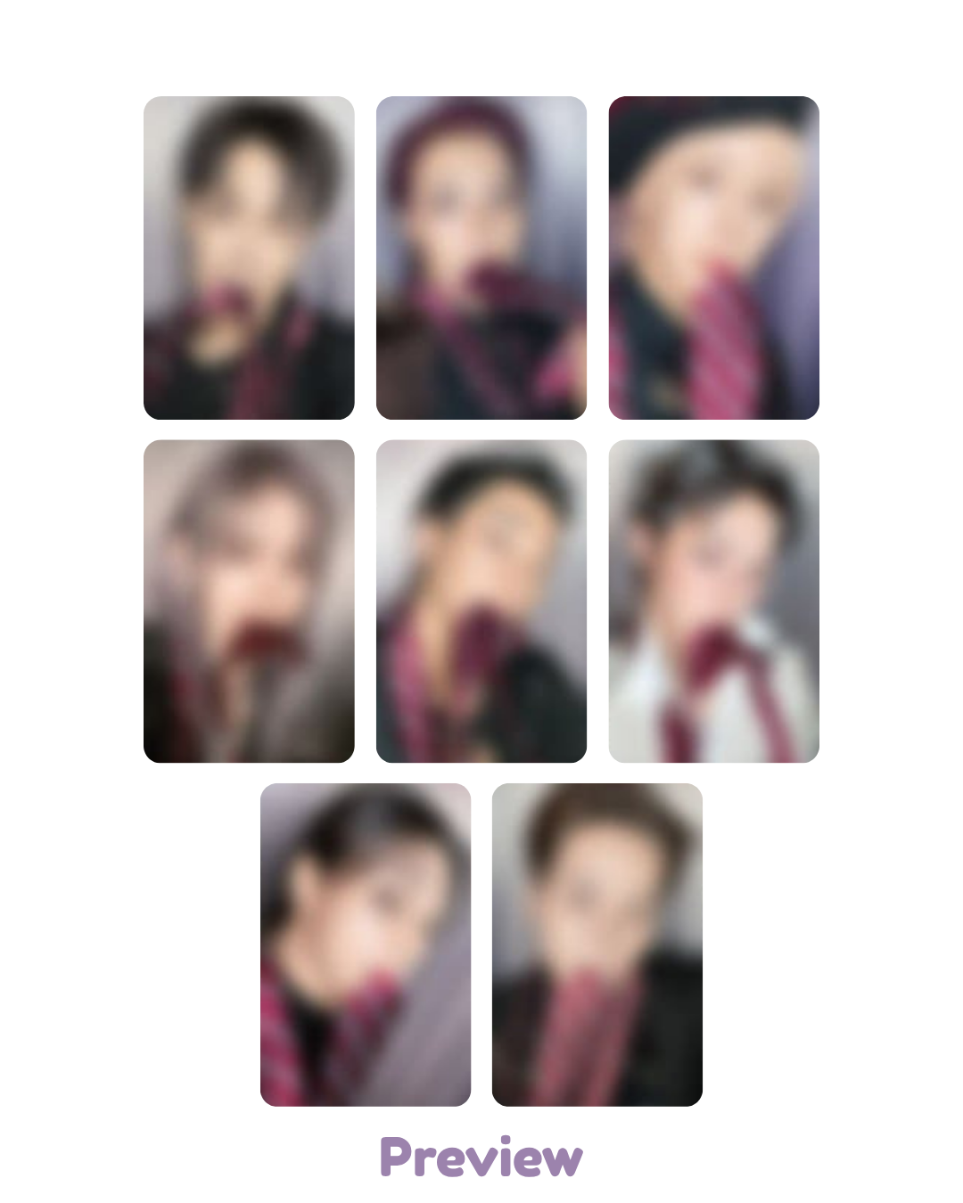 Set/OT8 Muvve 2.1 Necktie ver. POB Golden Hour part 6 ATEEZ