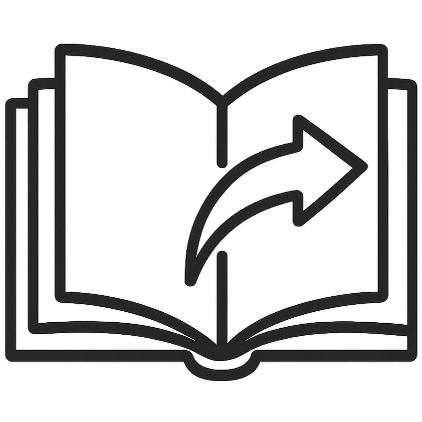 connect the page at the top to the middle of the book, change nothing else