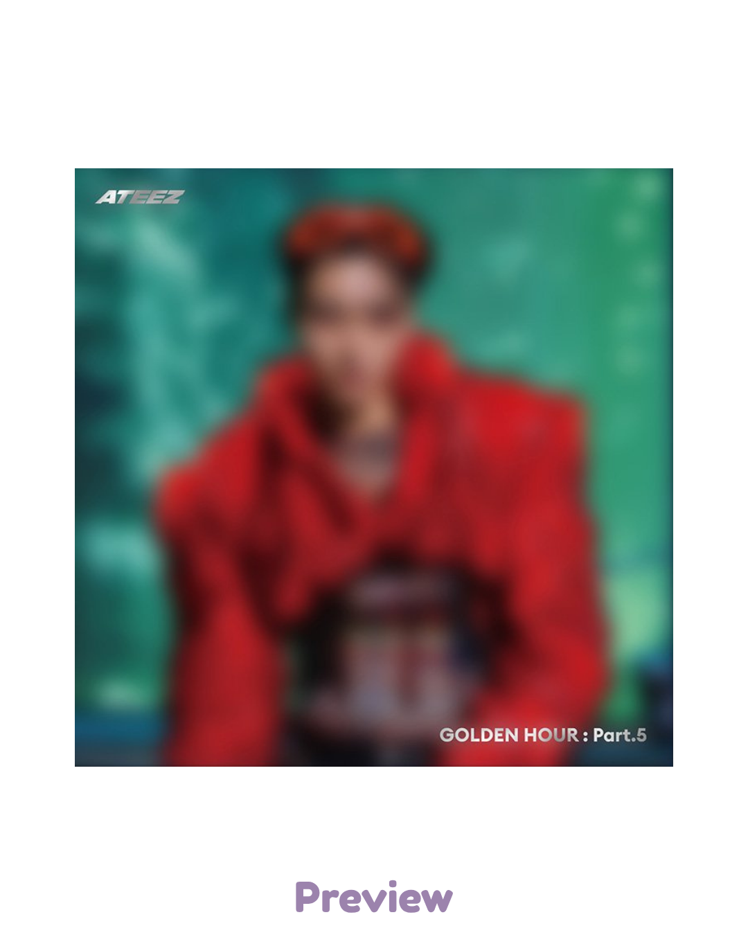 Sealed Digipack choose member Golden Hour part 5 ATEEZ