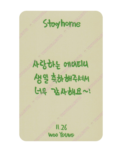 Wooyoung Stay Home 2021 HBD Merch incl. ver. A ATEEZ