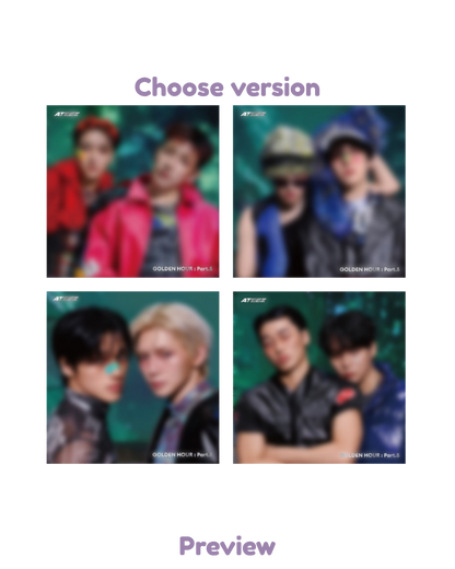 Sealed Unit Digipack choose version Golden Hour part 5 ATEEZ