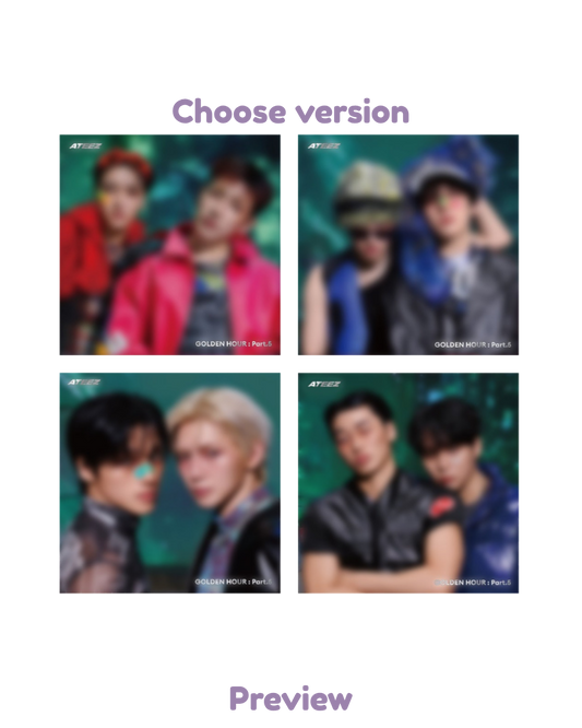 Sealed Unit Digipack choose version Golden Hour part 5 ATEEZ