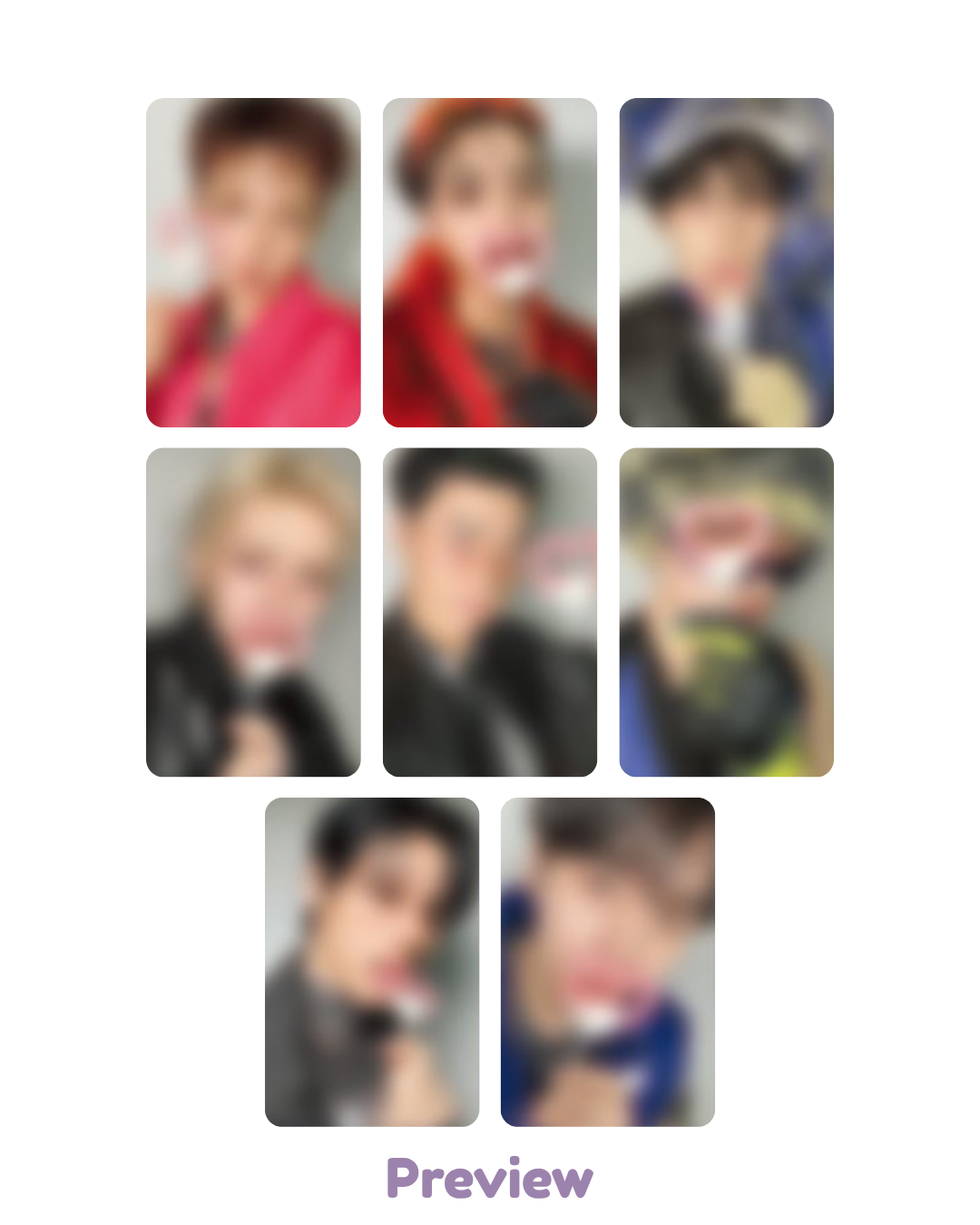 Set/OT8 Ticketlink 1.0 Cat Heart Candy ver. POB Golden Hour part 5 ATEEZ