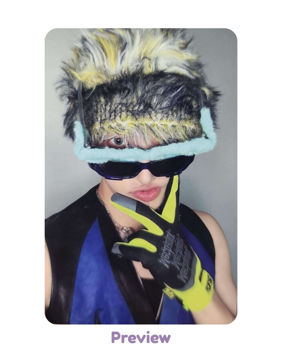 Mingi Musicart 1.1 Blue Sunglasses ver. POB Golden Hour part 5 ATEEZ